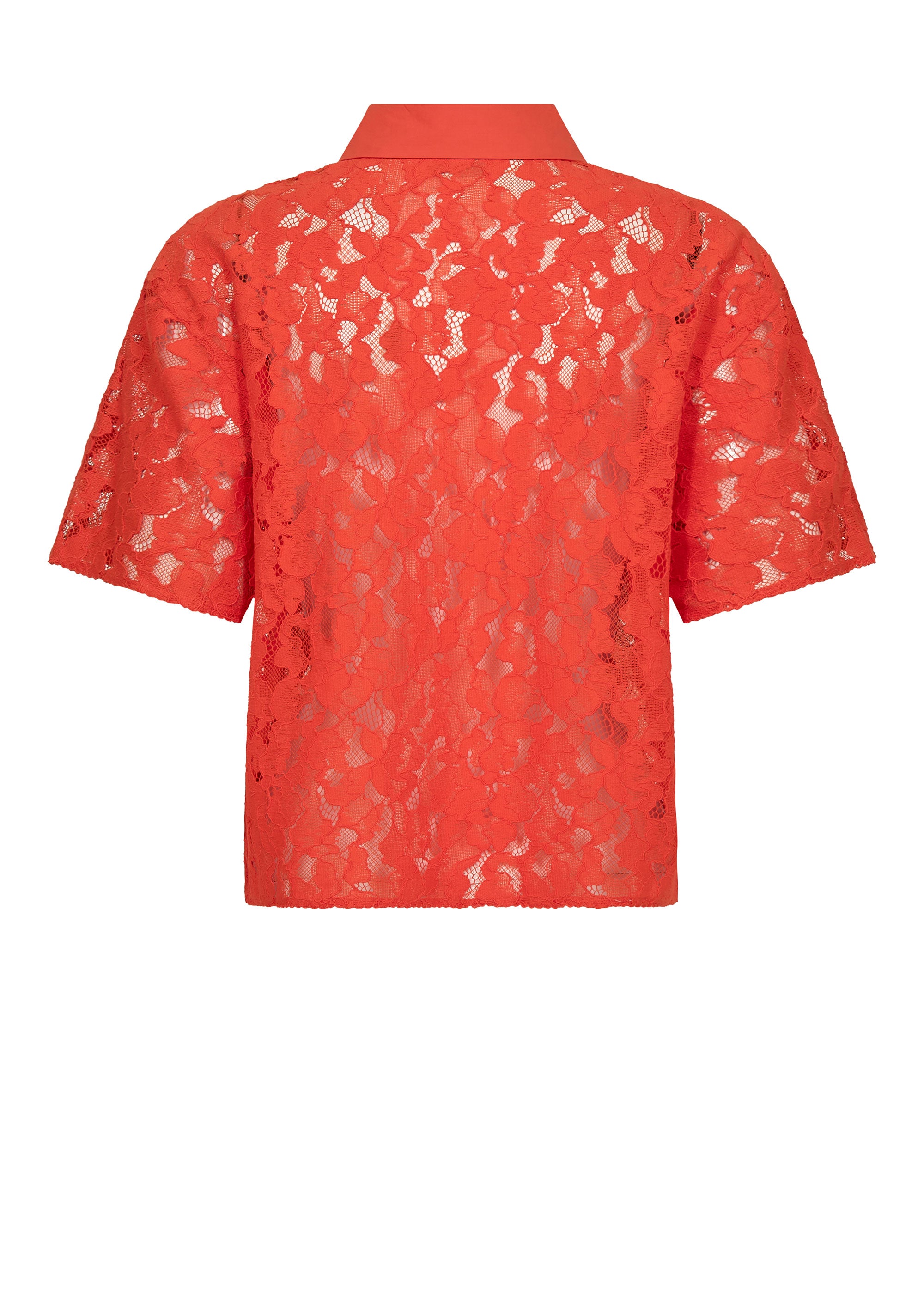 MOS MOSH MMLia River Lace Shirt - Spicy Orange