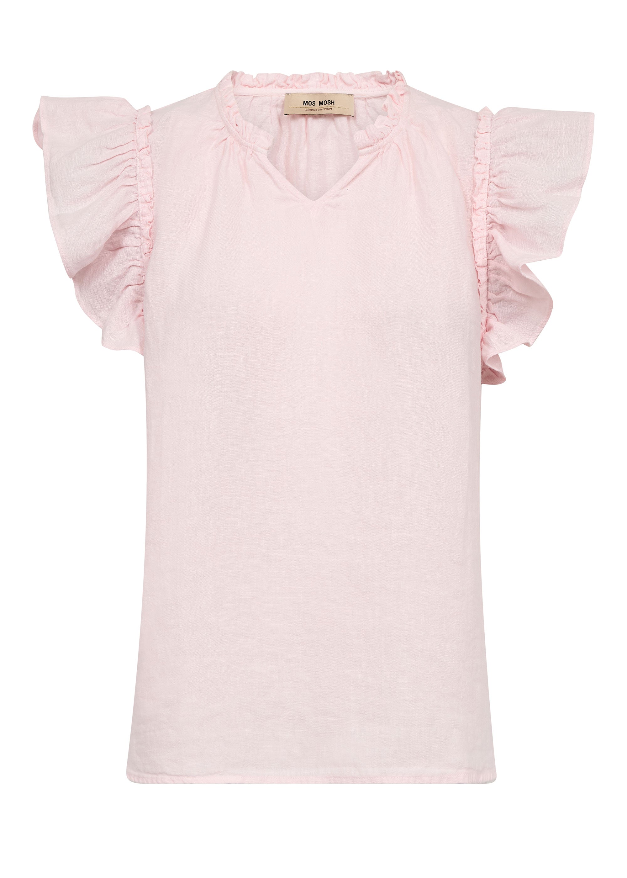 MOS MOSH MMTea Linen Blouse - Ballet Slipper