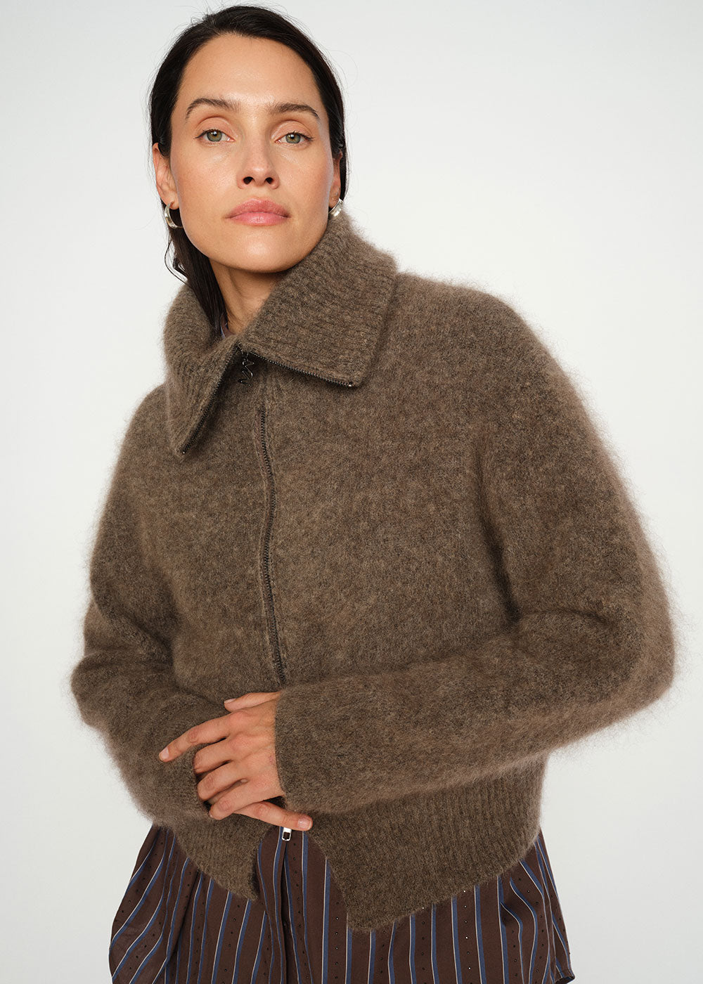 MMHulda Knit Zip Cardigan – KitiCymru