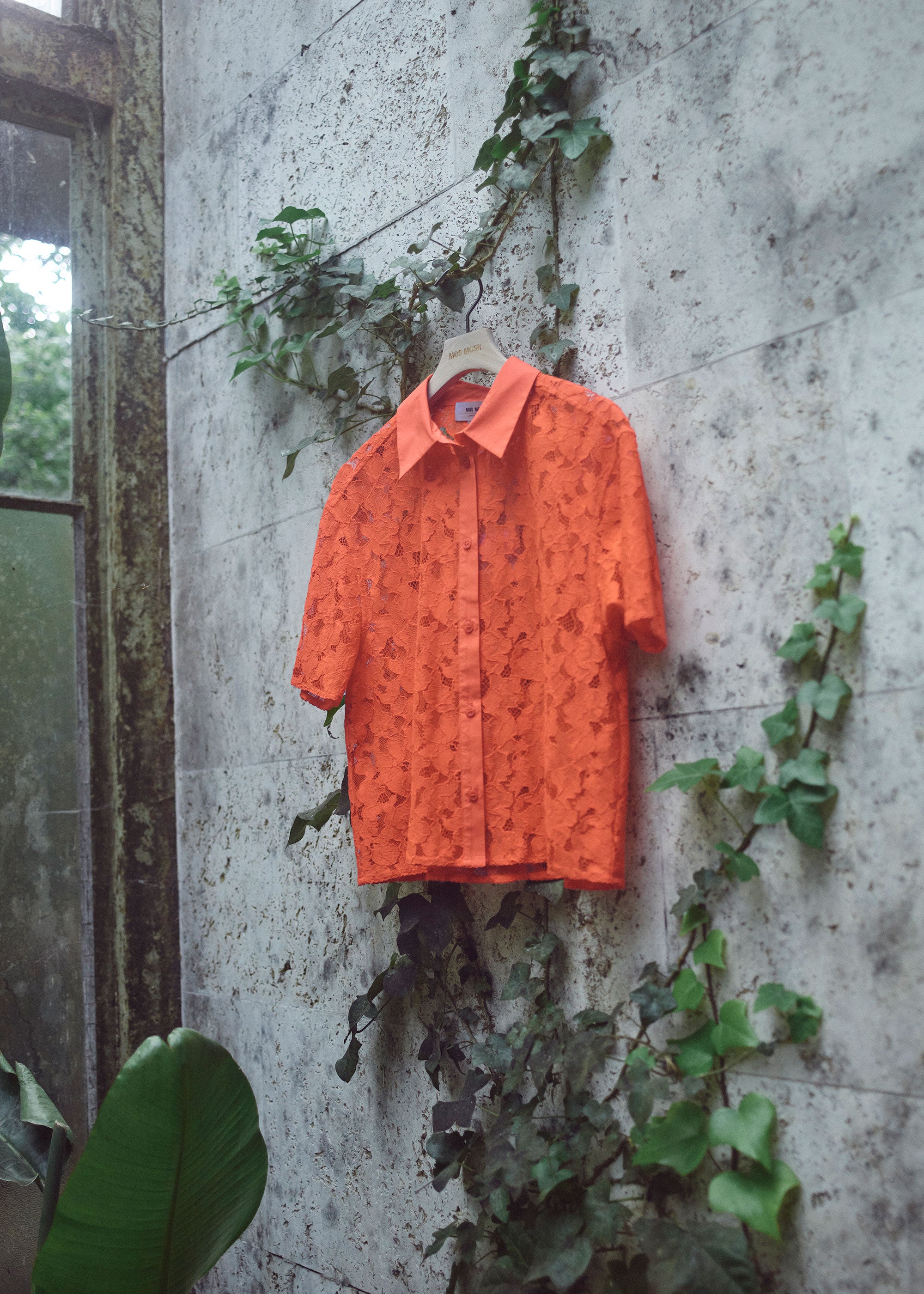 MOS MOSH MMLia River Lace Shirt - Spicy Orange