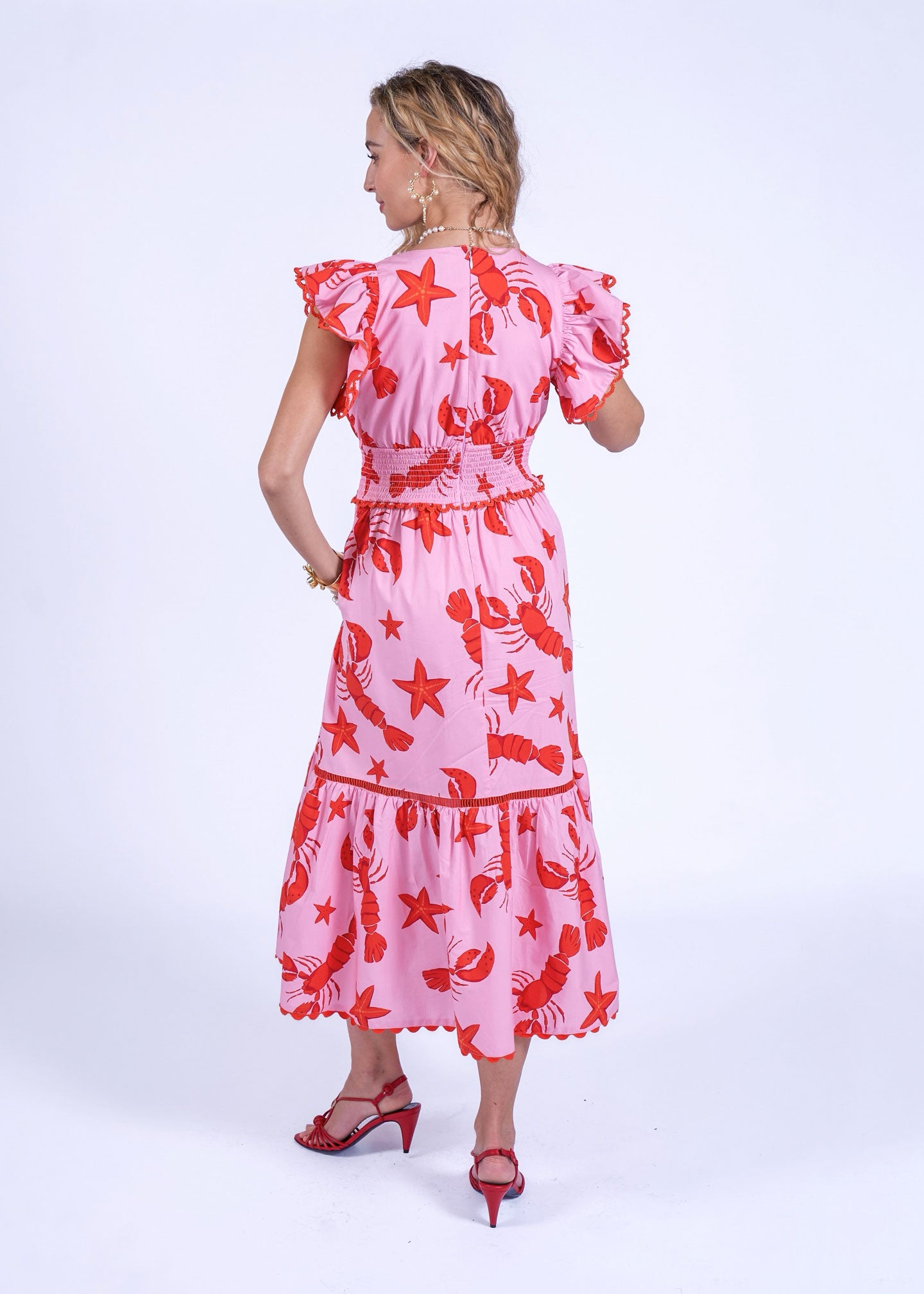 New Day Originals Misha Dress - Lobster & Starfish