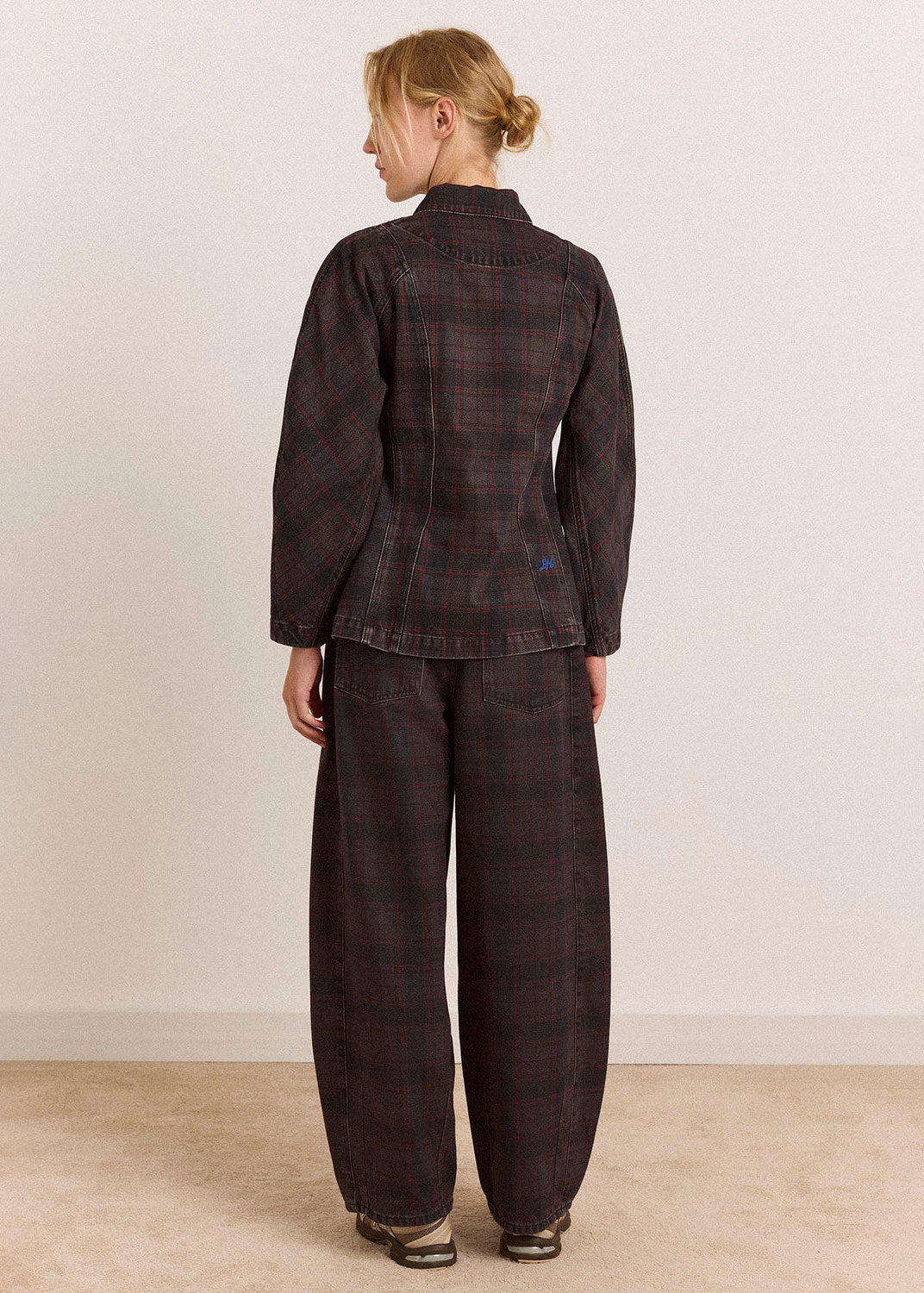 Damson Madder Erika Jeans - Sirius Check