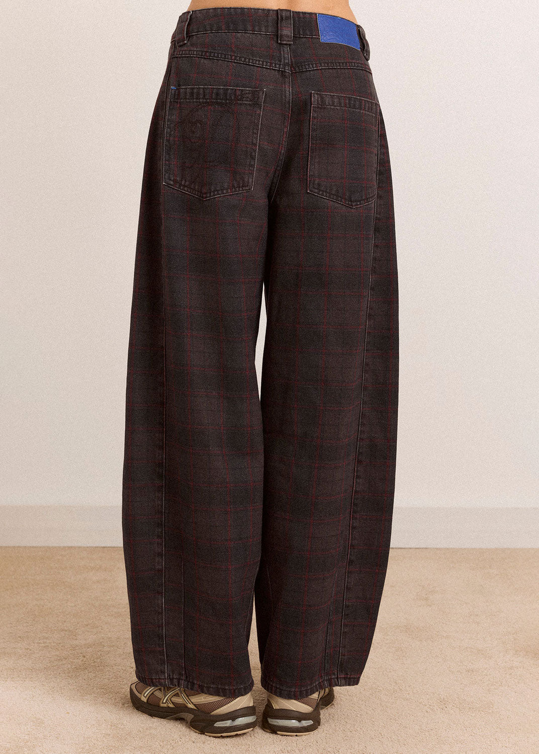 Damson Madder Erika Jeans - Sirius Check