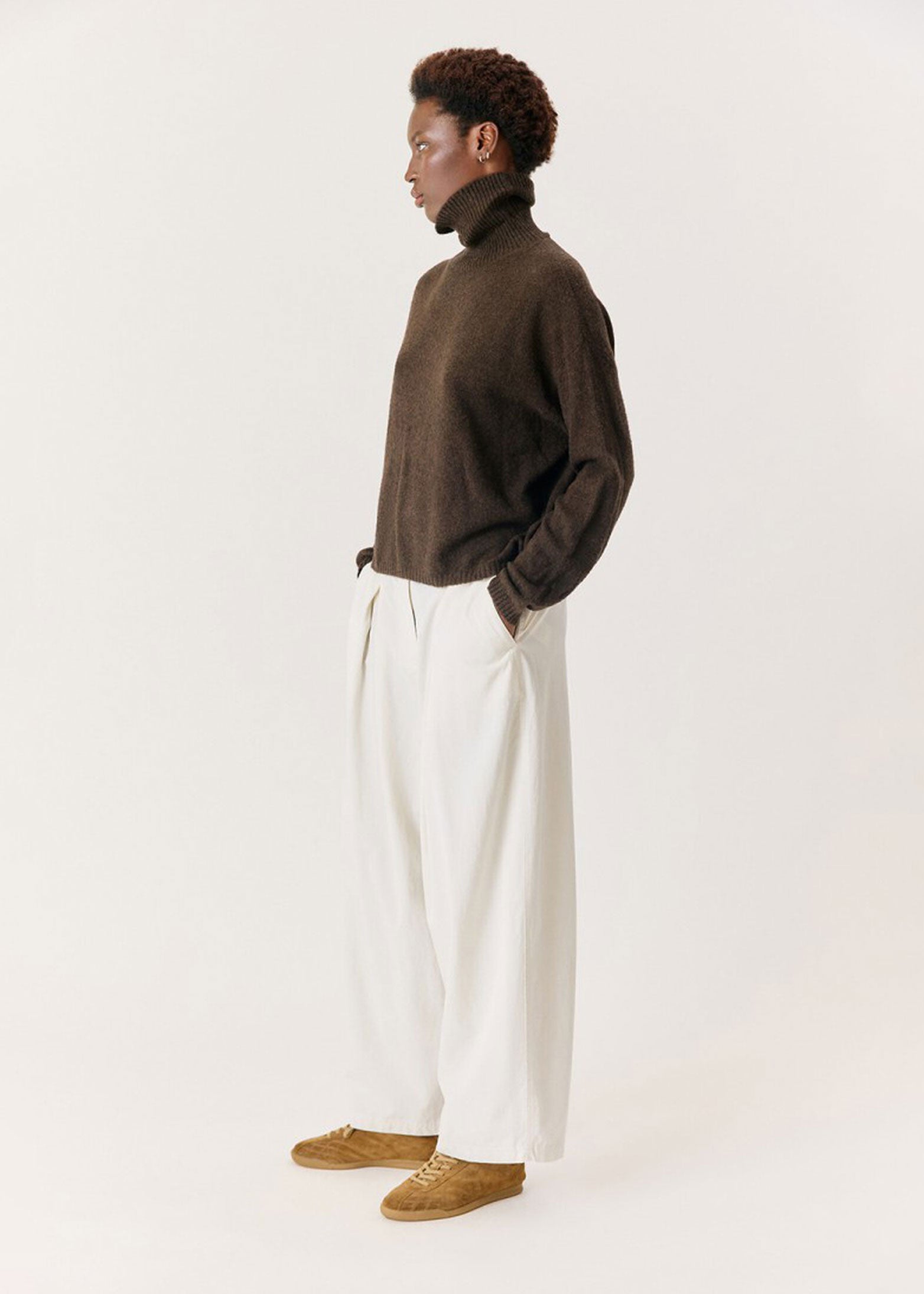 American Vintage Ouity Sweater - Coco Melange