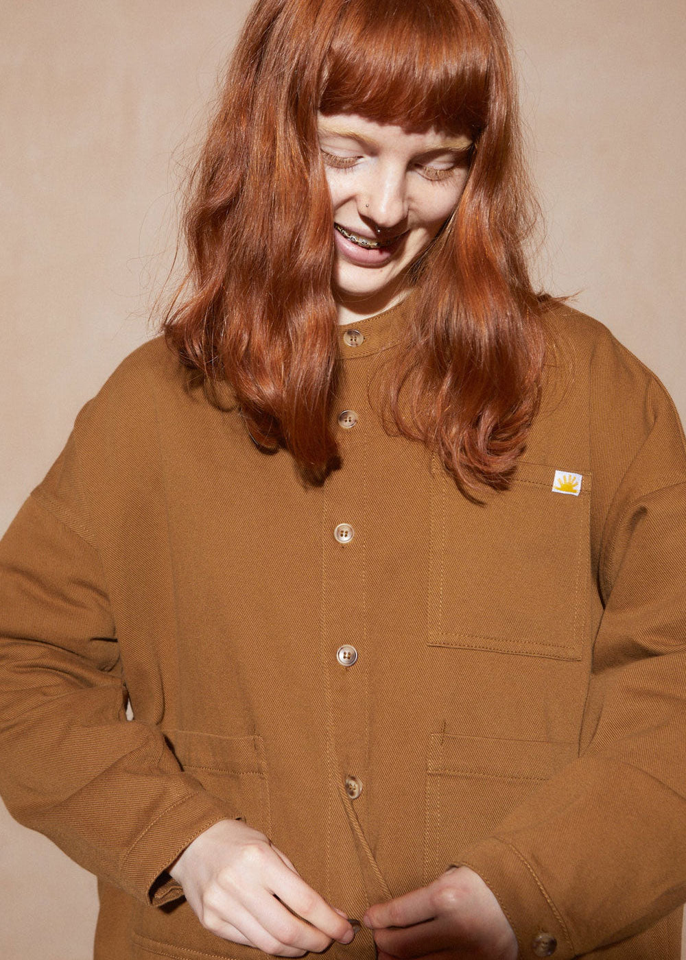 L.F.Markey Oversized Chore Coat - Tobacco