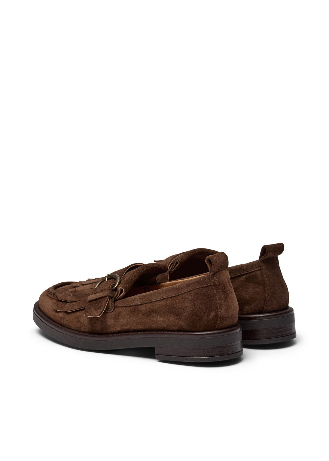 Pavement PAMatilda Suede Loafers - Brown Oil