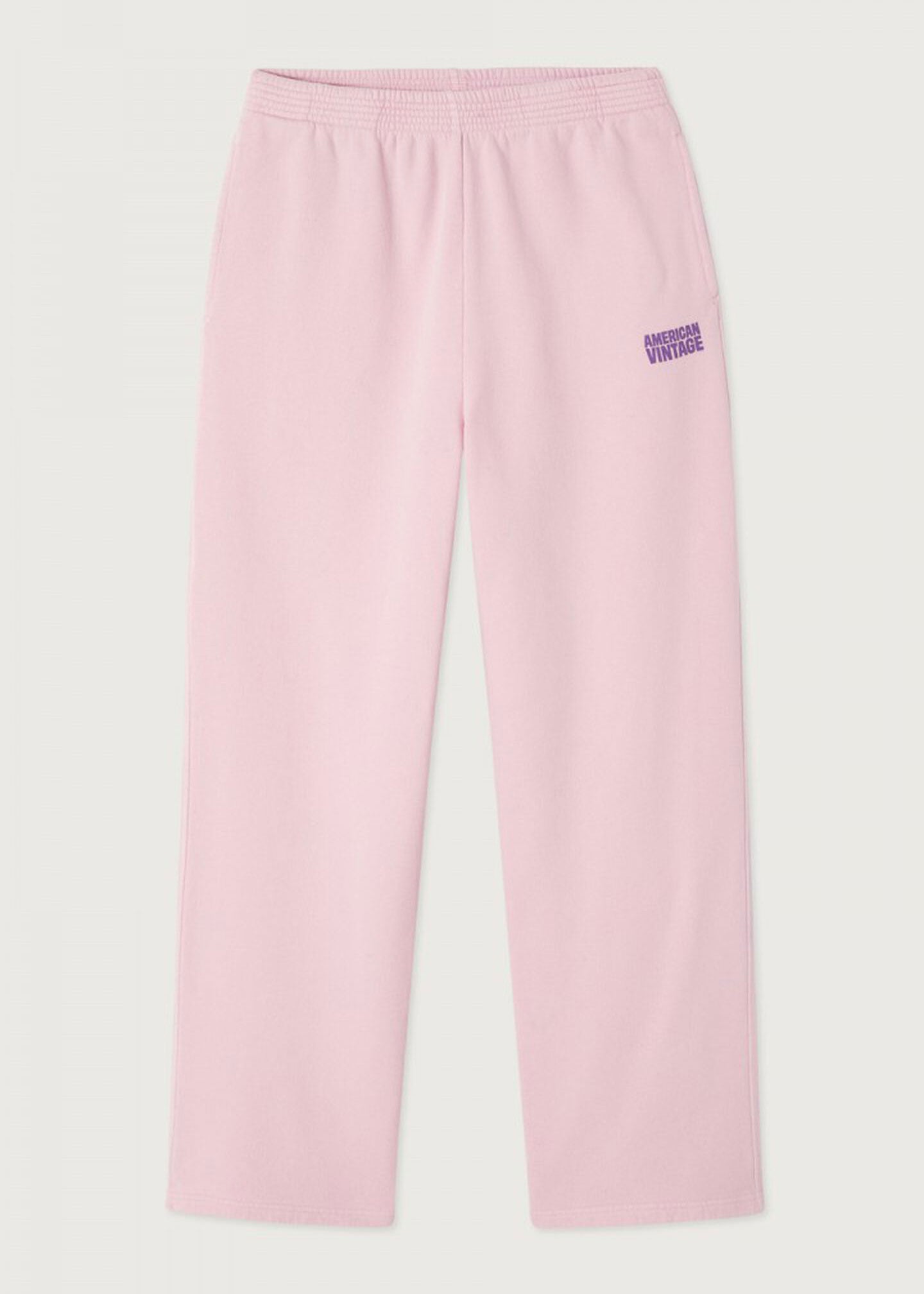 American Vintage Plizzy Joggers - Vintage Petal