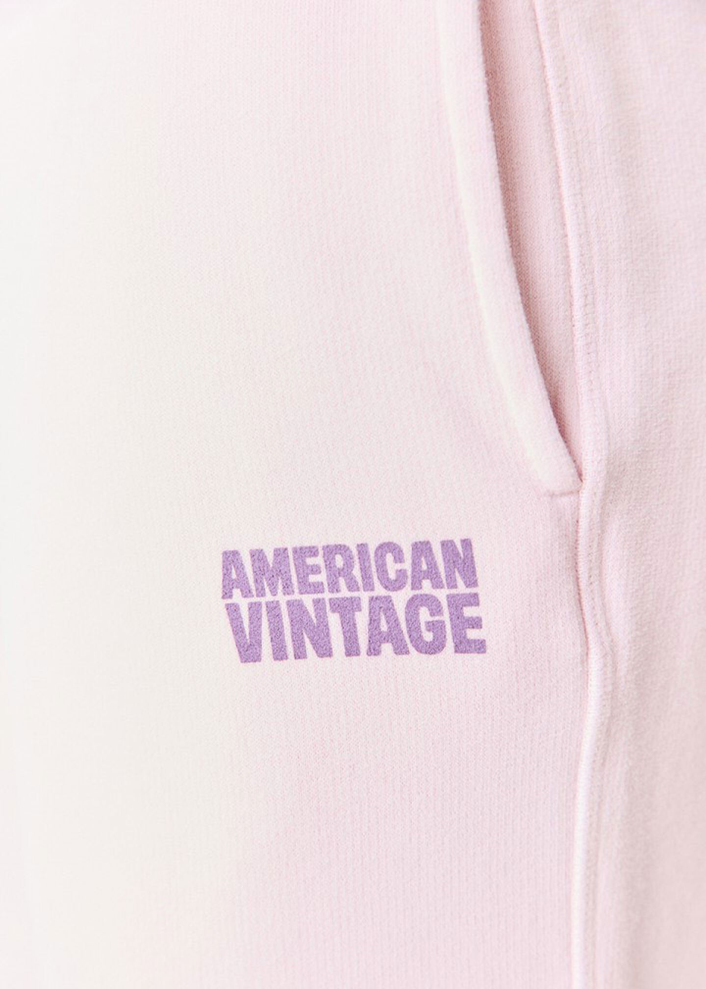 American Vintage Plizzy Joggers - Vintage Petal
