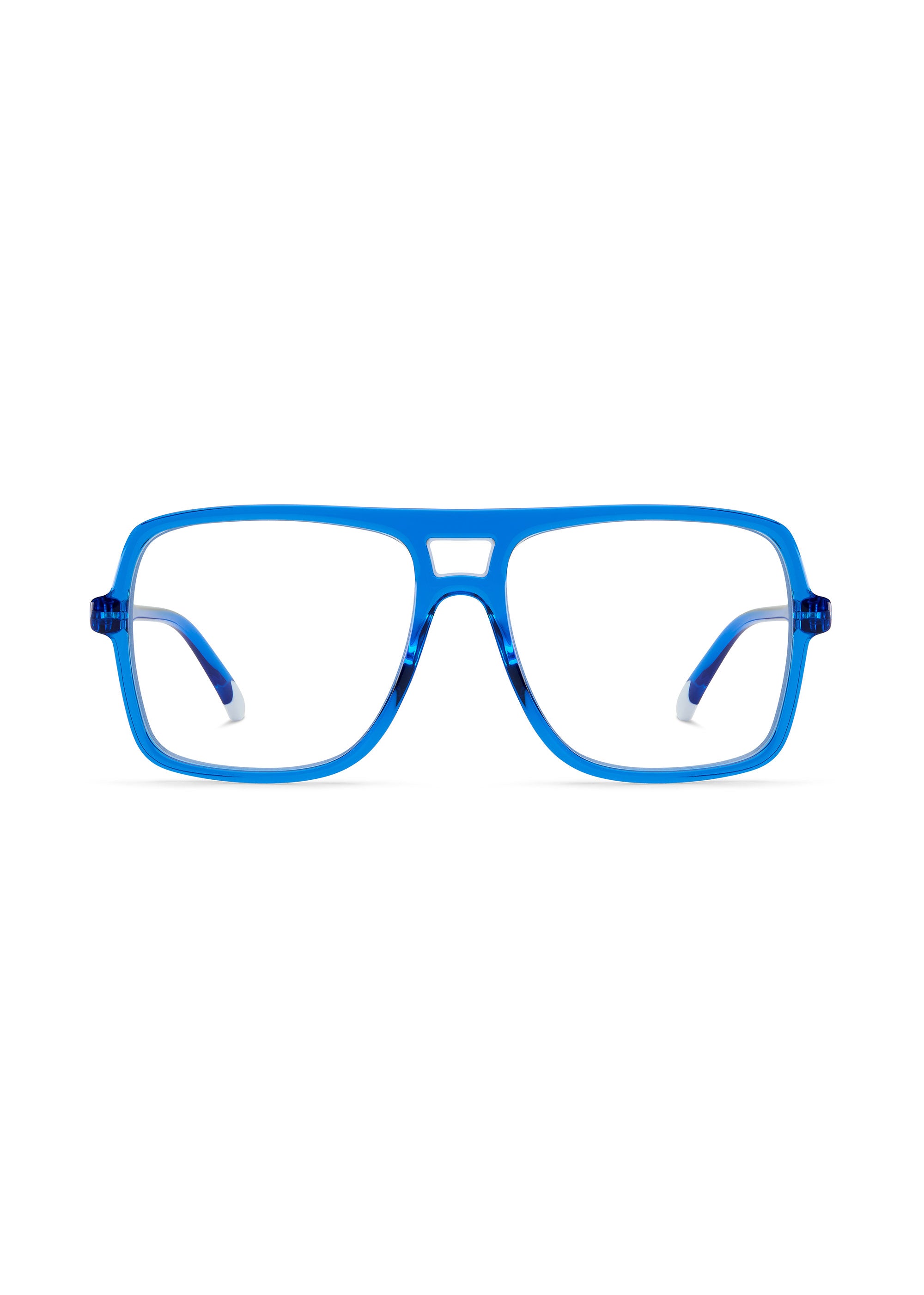 Barner Jake Glossy Blue Light Glasses - Electric Blue