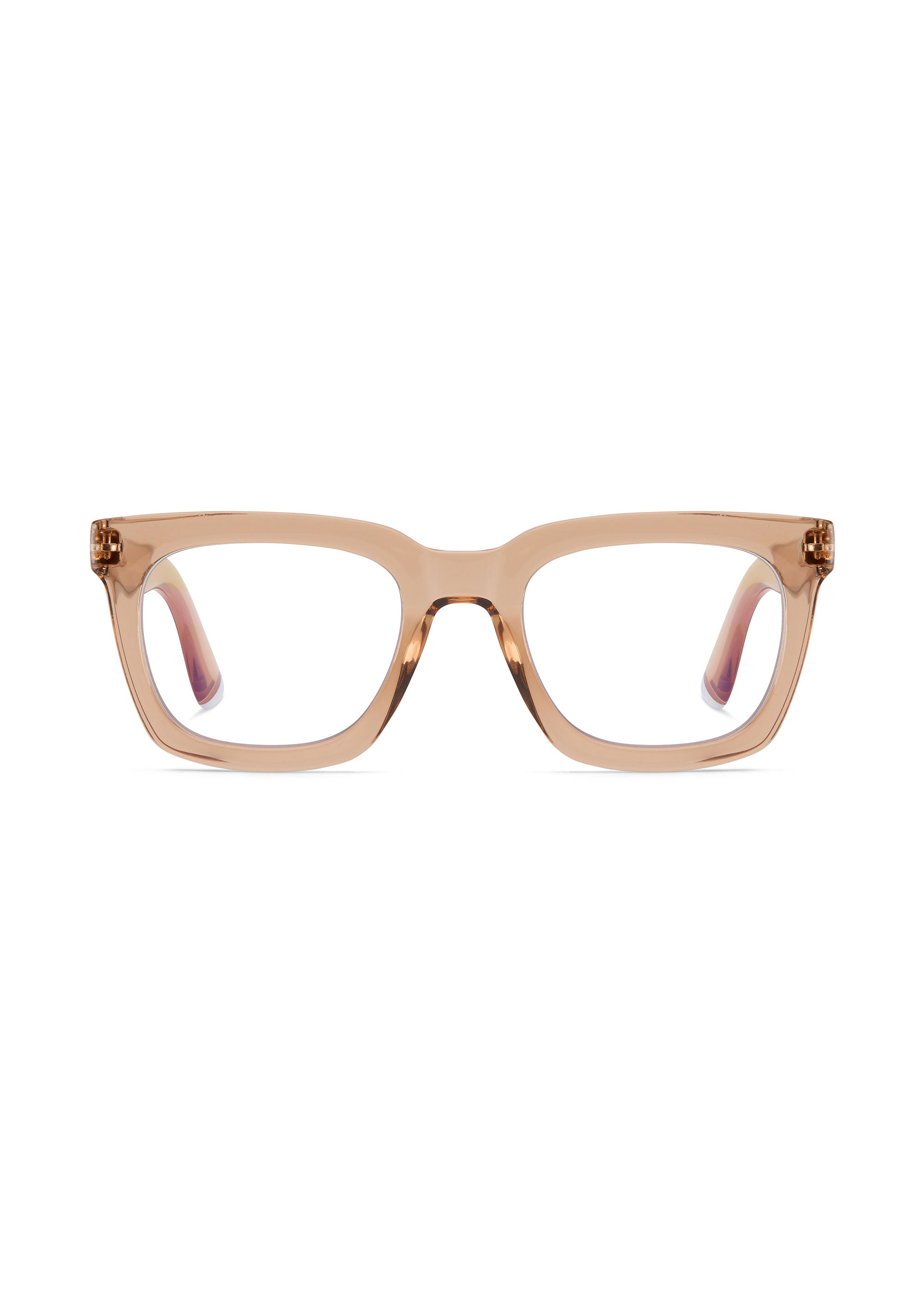 Barner Max Glossy Blue Light Glasses - Rose