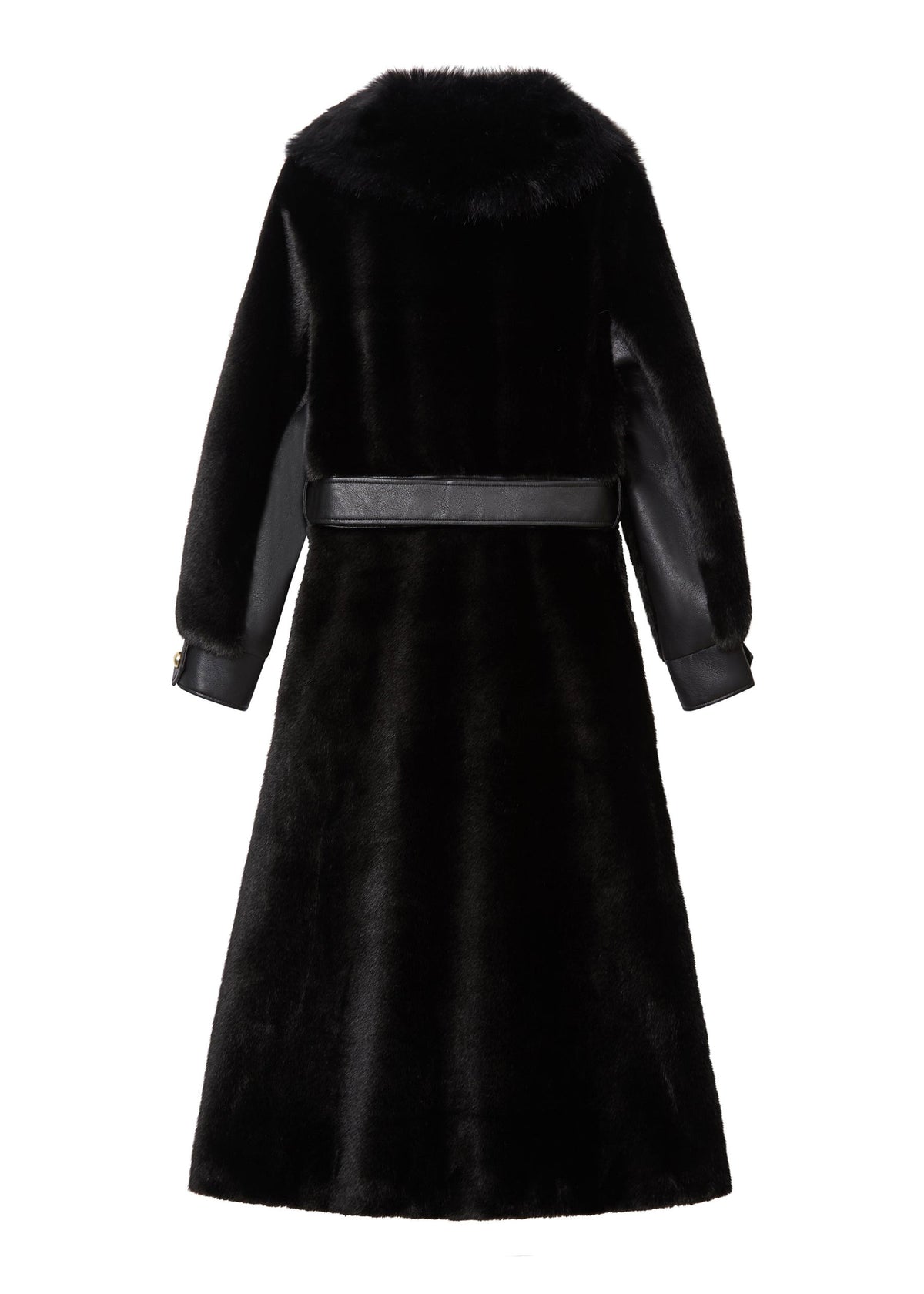 Queens of Archive Back view, belt across the waist and leather panels at the underarm seams
