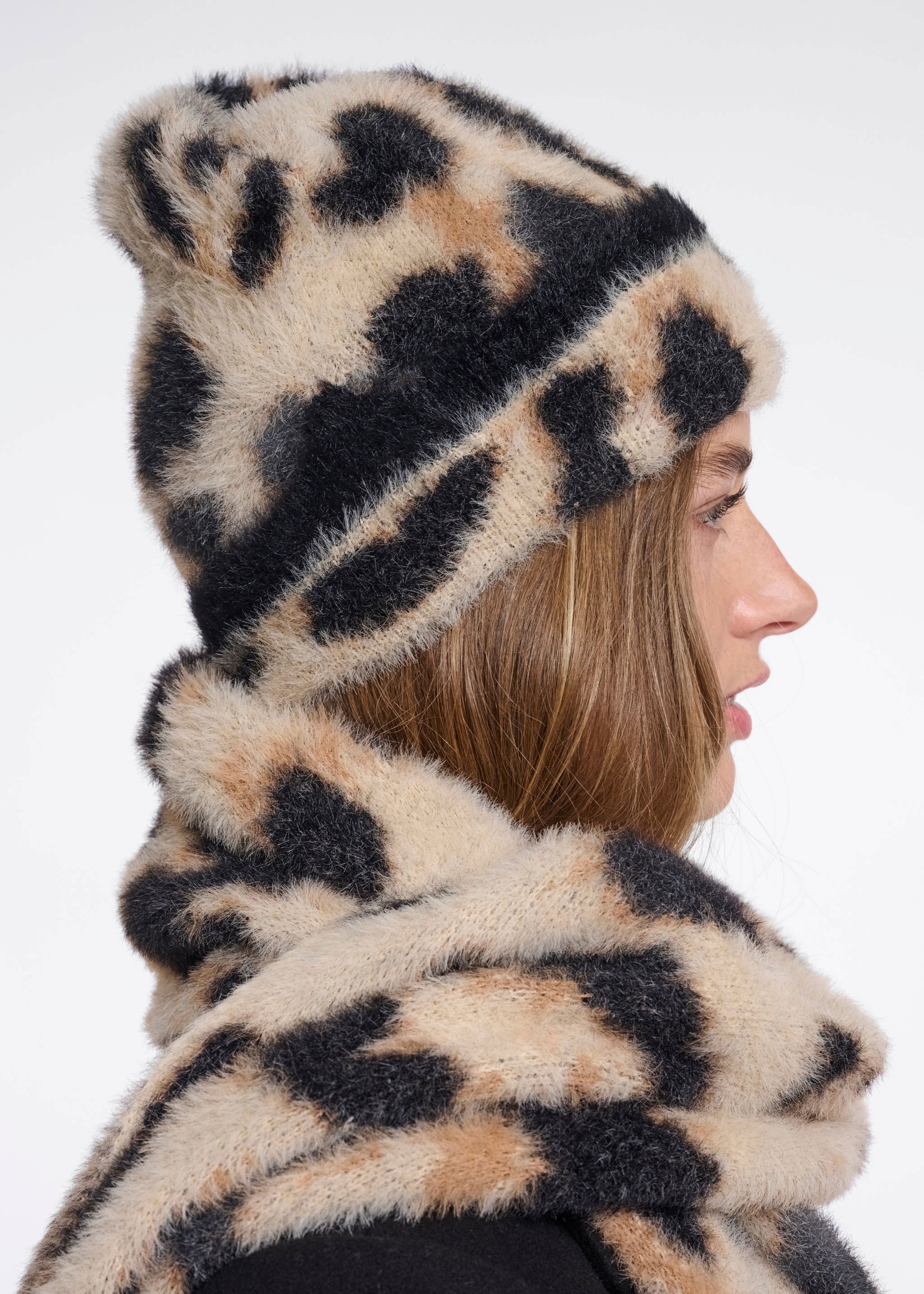 Rino & Pelle Raaza Beanie - Big Leopard