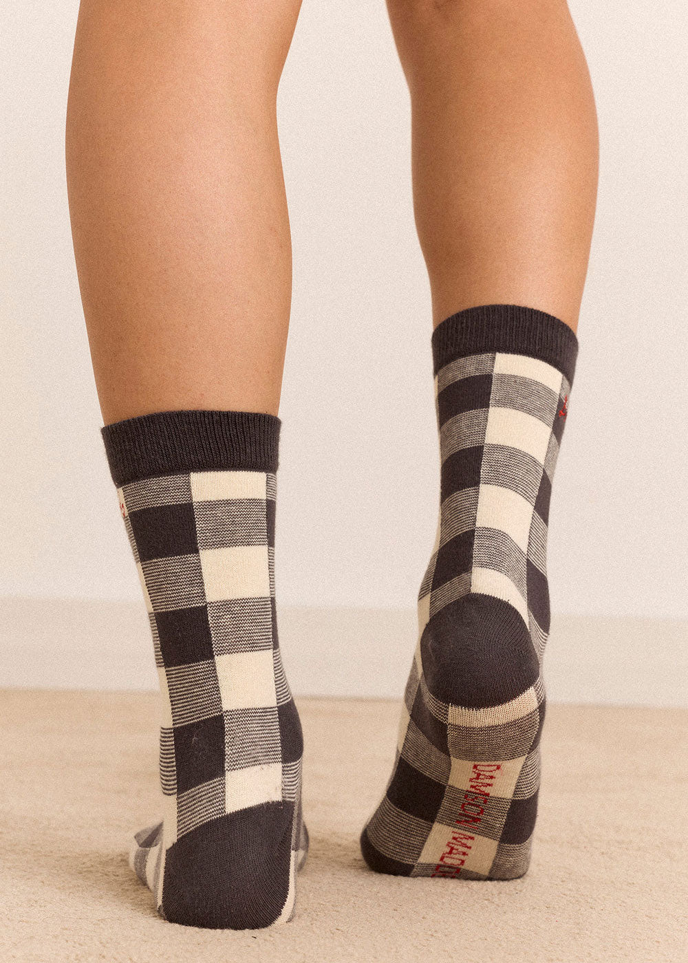 Damson Madder 3 Pack Socks - Mixed Gingham
