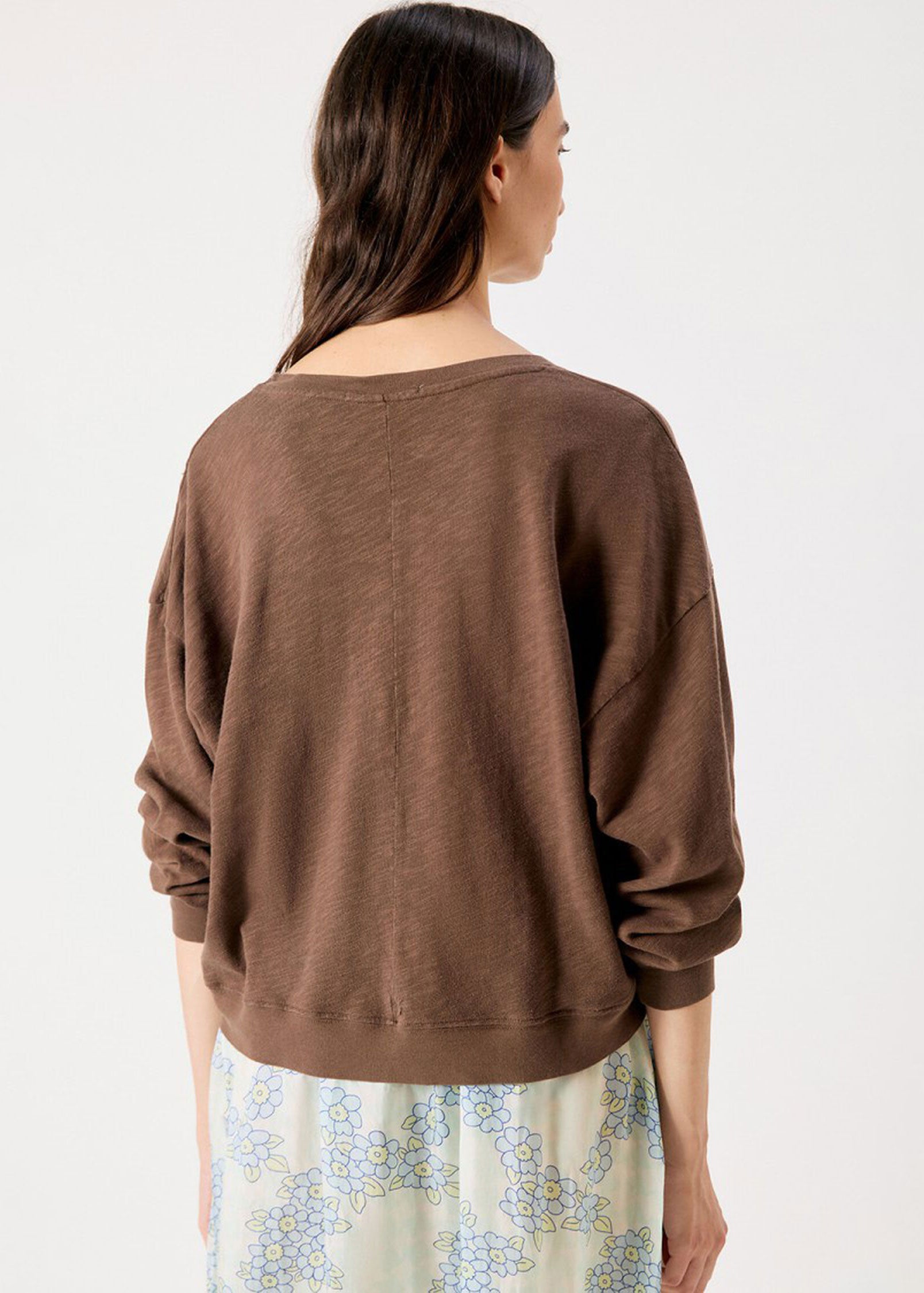 American Vintage Sonoma Long-Sleeved T-Shirt - Vintage Chestnut