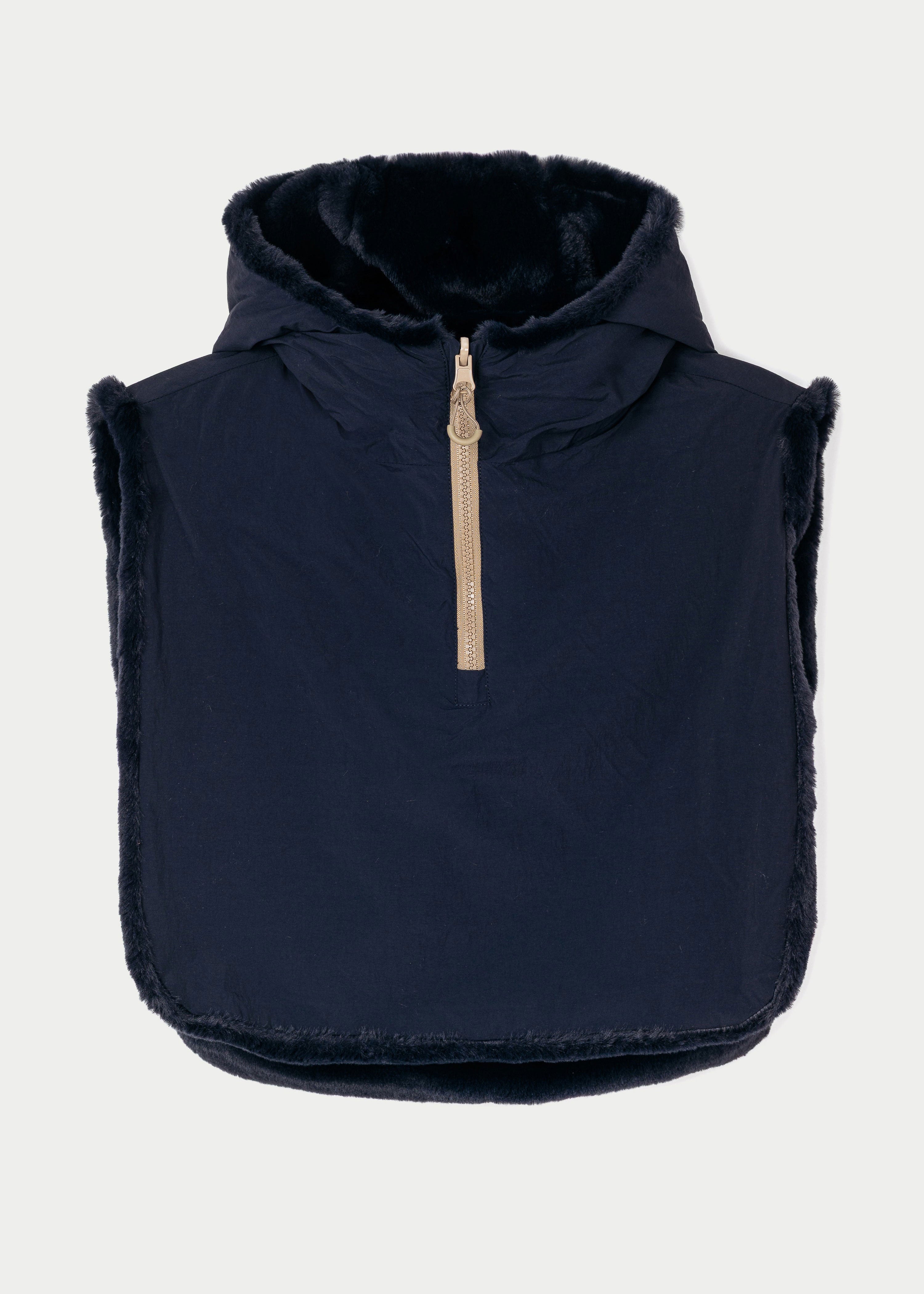 Tantä Bing Reversible Hood - Dark Navy