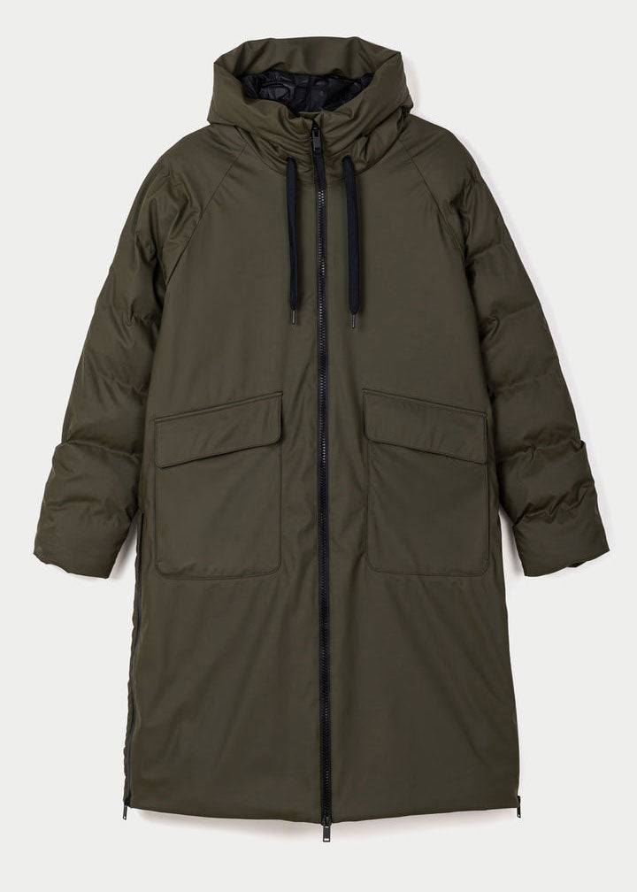 Tantä Rime Long Puffer - Khaki