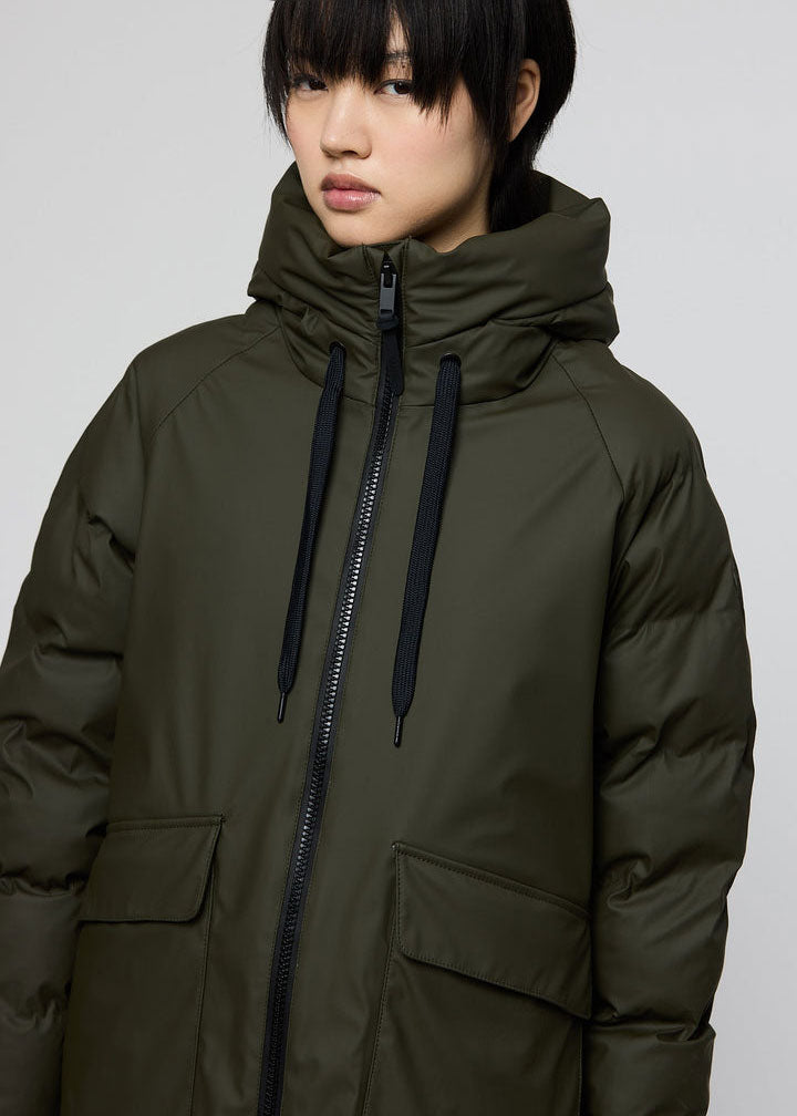 Tantä Rime Long Puffer - Khaki