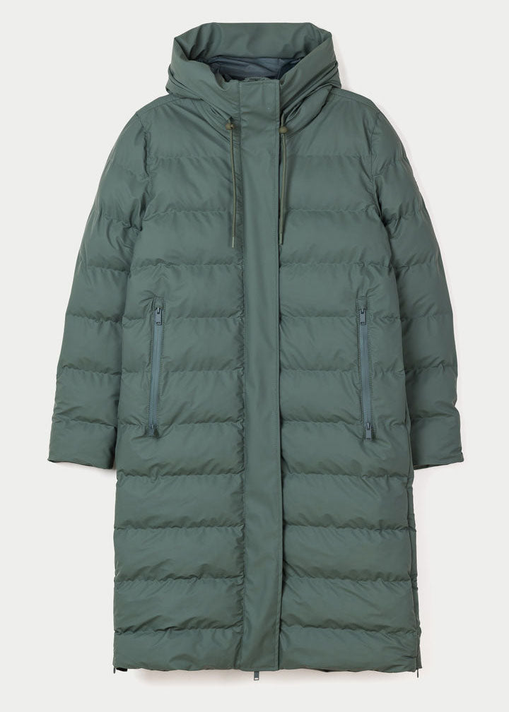 Tantä Glaze Long Puffer - Balsam Green