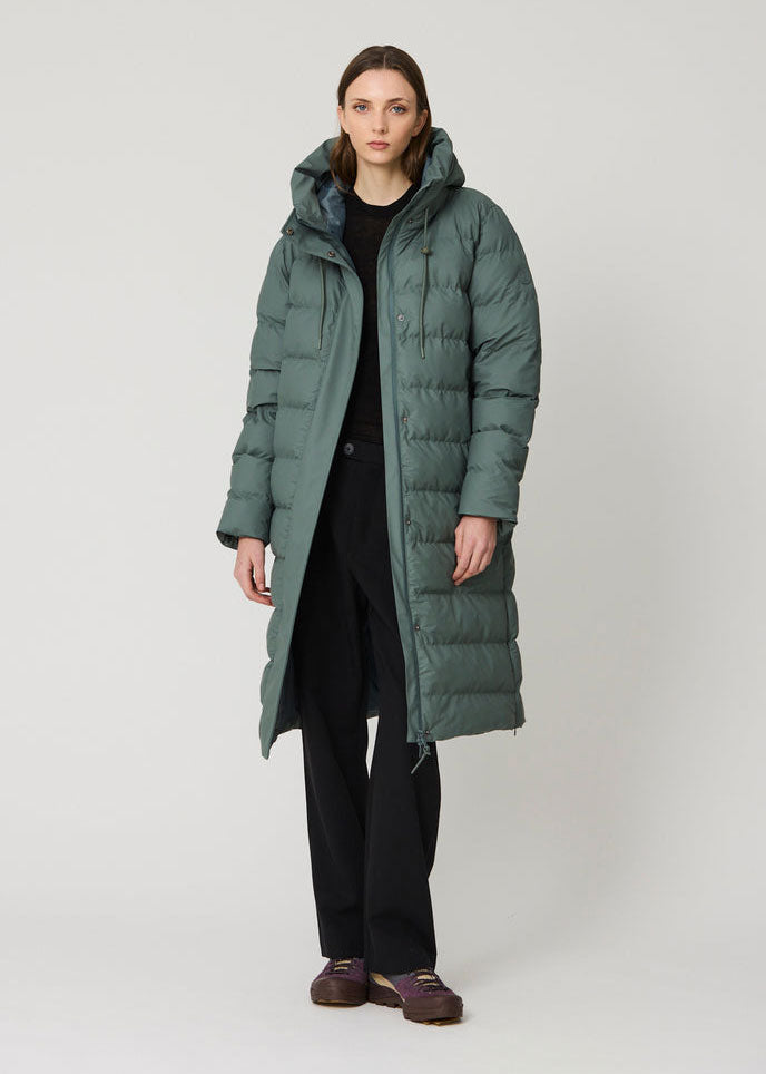 Tantä Glaze Long Puffer - Balsam Green