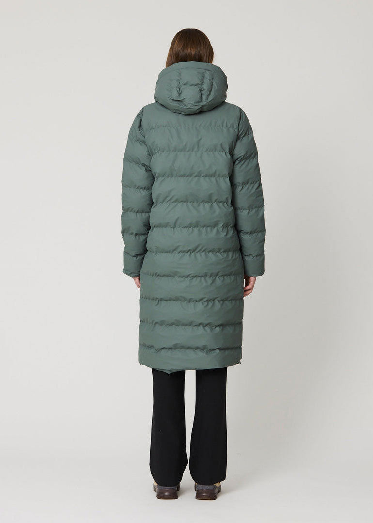 Tantä Glaze Long Puffer - Balsam Green