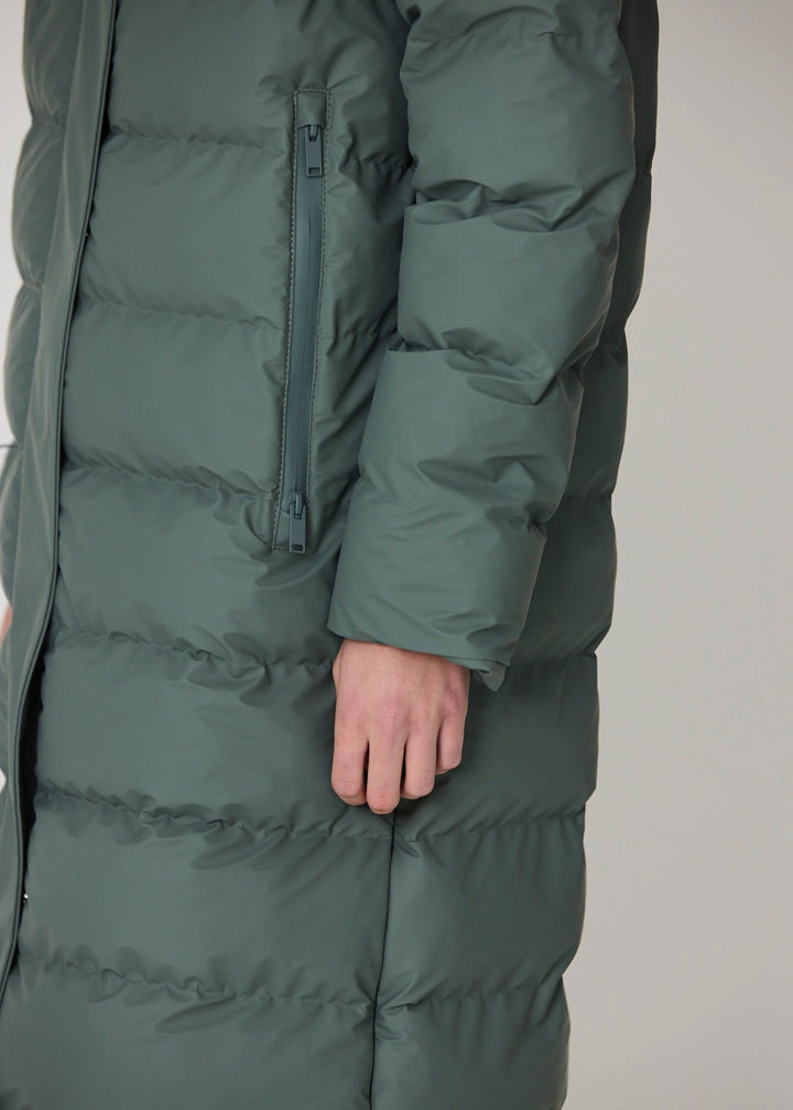 Tantä Glaze Long Puffer - Balsam Green