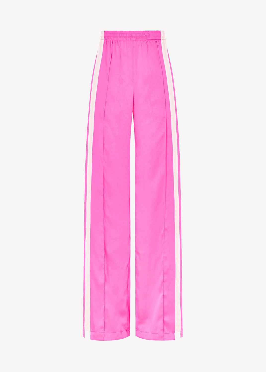 Serena Bute Crinkled Satin Serena Jogger - Shocking Pink