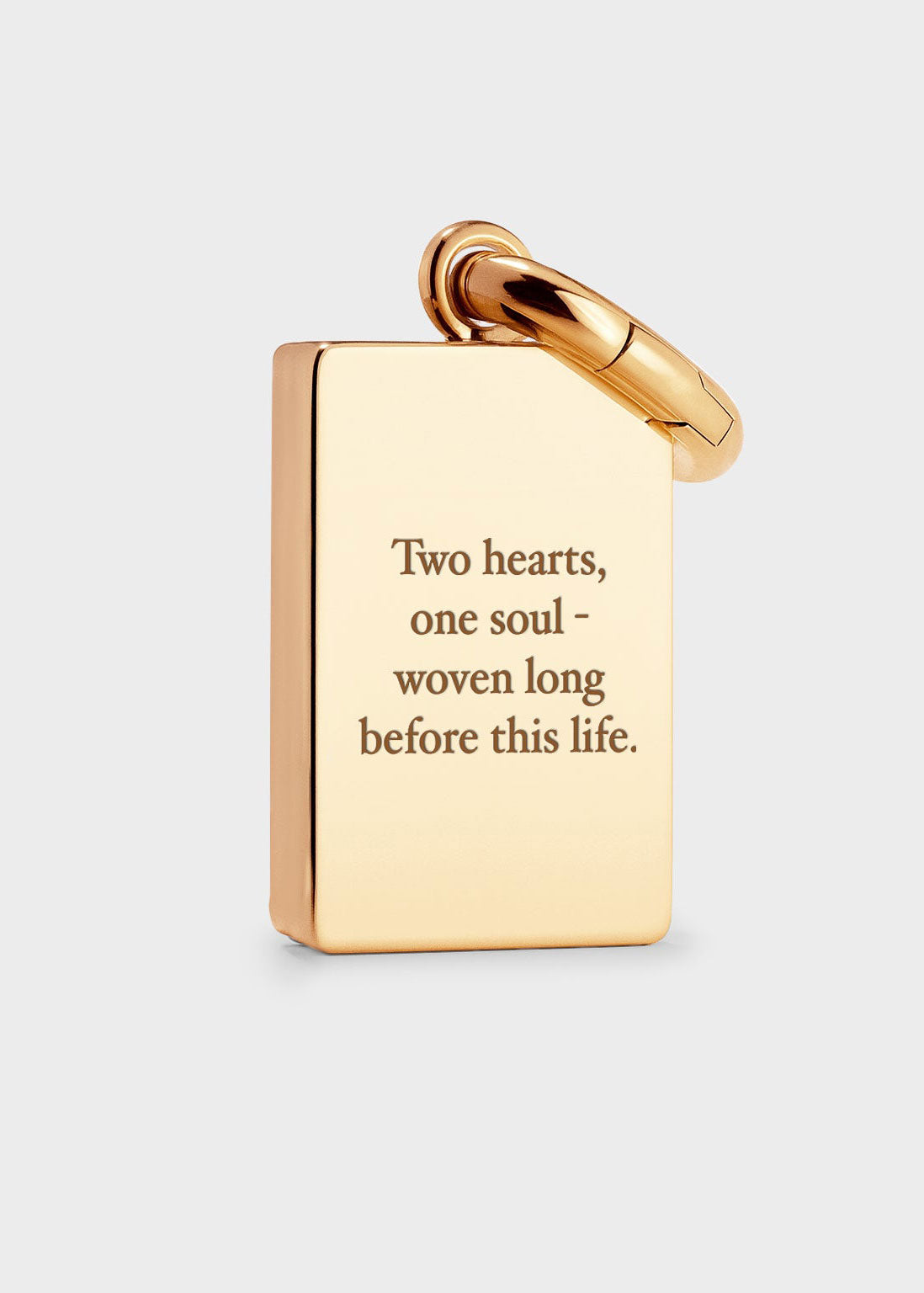 Coluri The Lovers Tarot Charm - Gold