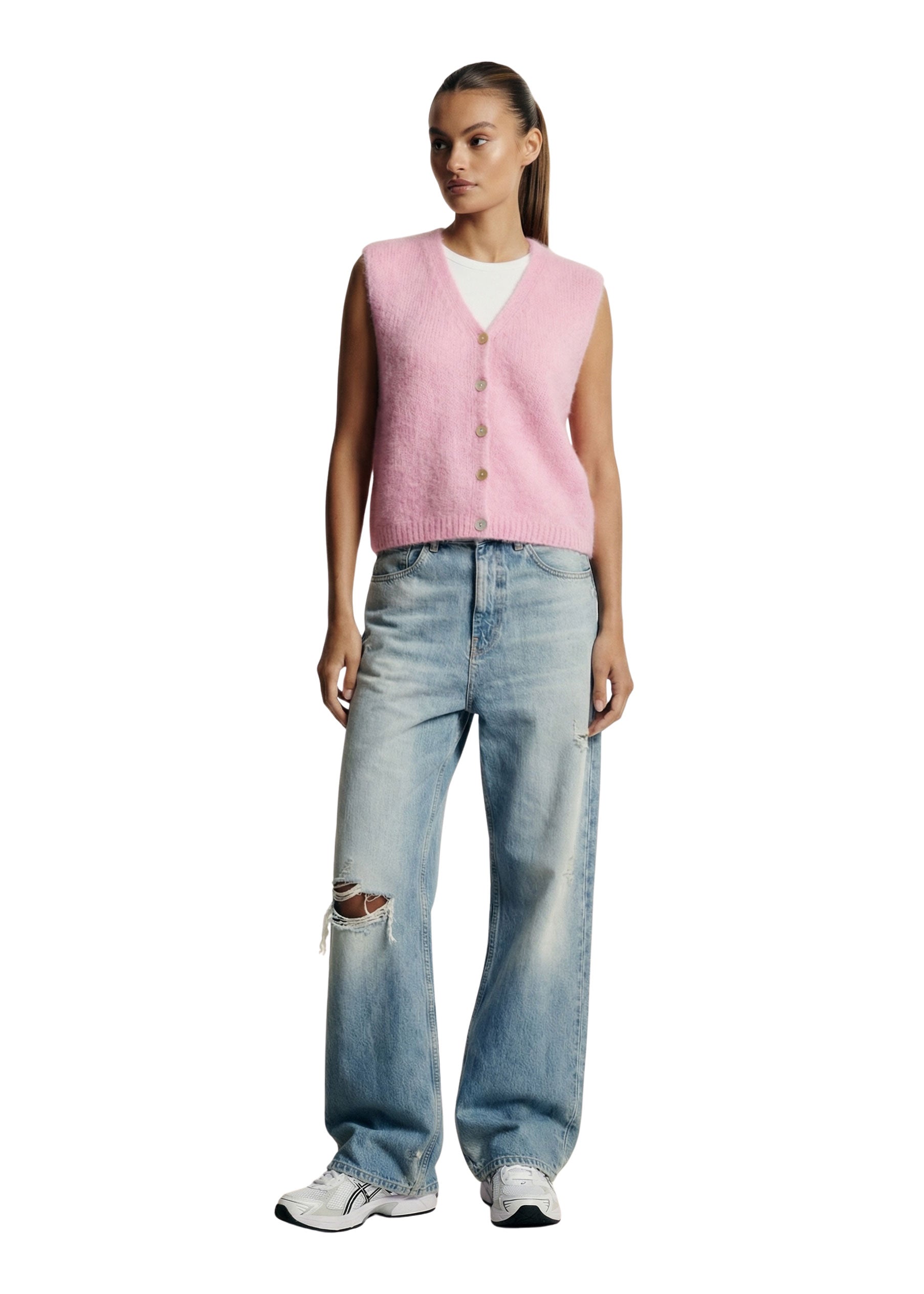American Dreams Telma Vest - Soft Berry