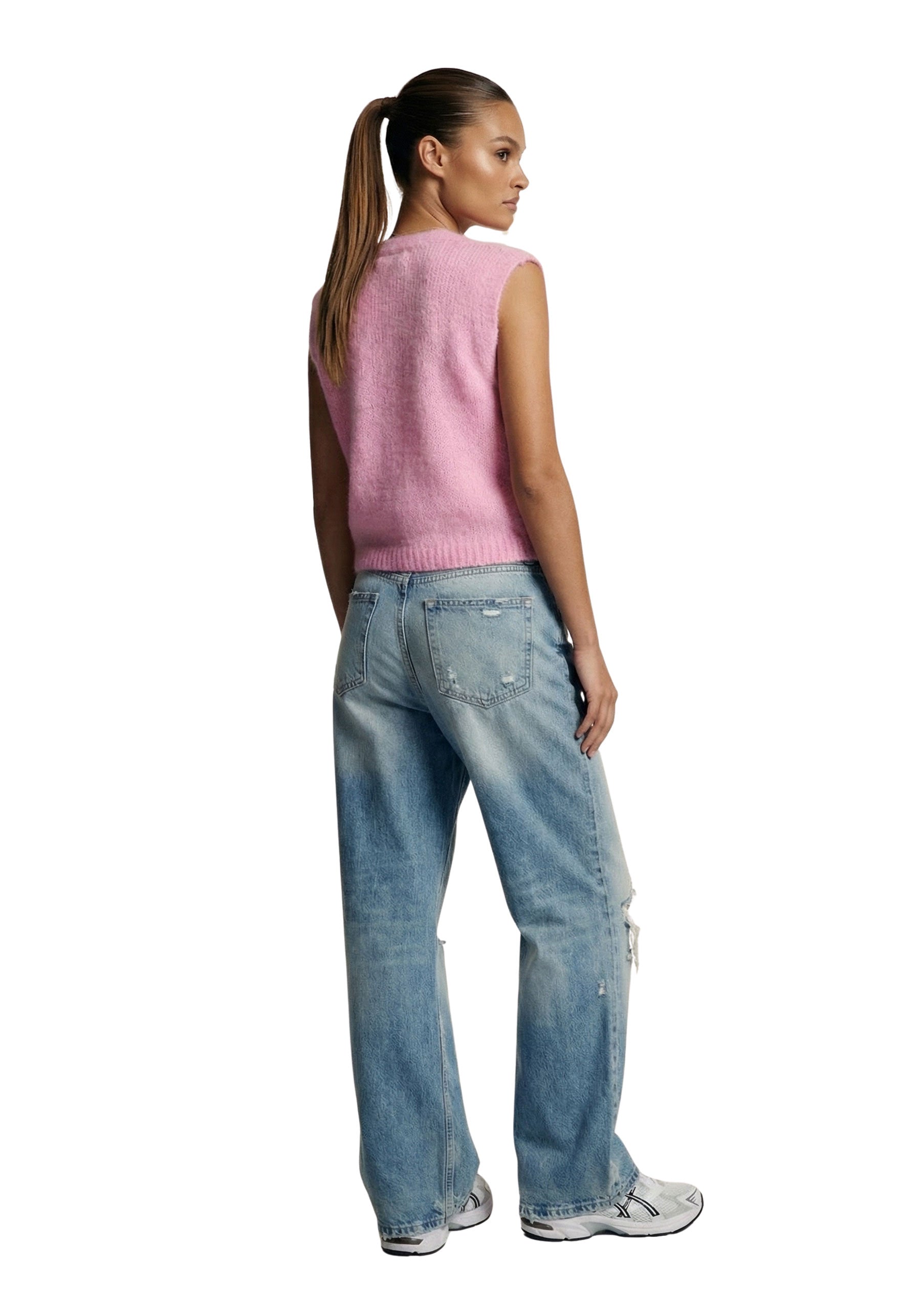 American Dreams Telma Vest - Soft Berry