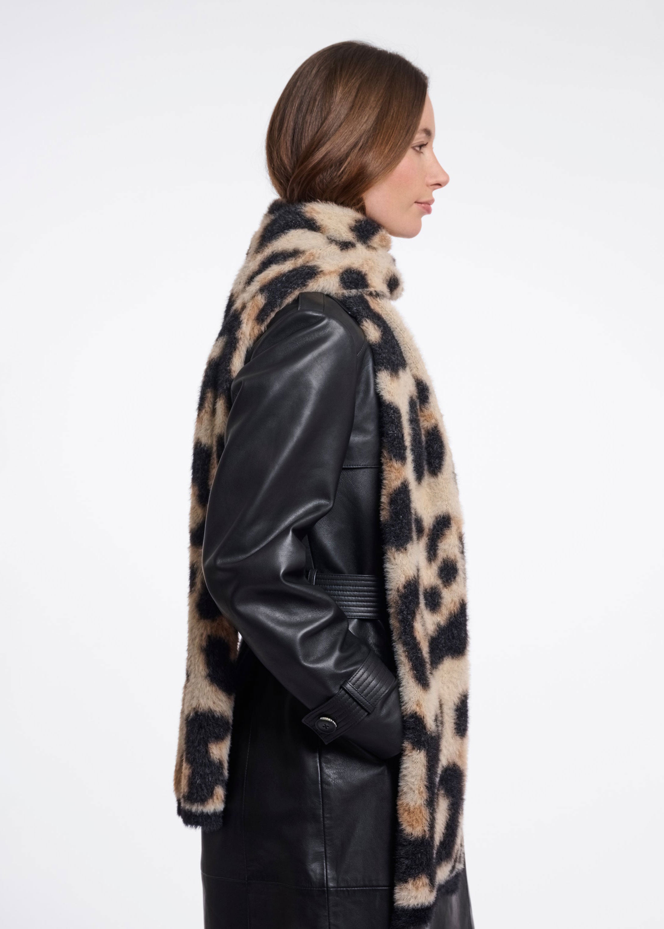 Rino & Pelle Tuli Scarf - Big Leopard