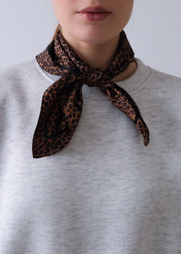 Lescarf Leo Scarf - Brown - 50cm