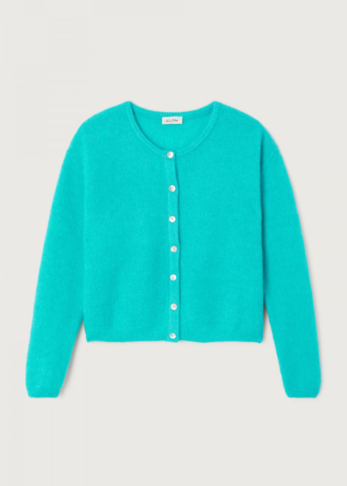 American Vintage Vitow Cardigan - Turquoise