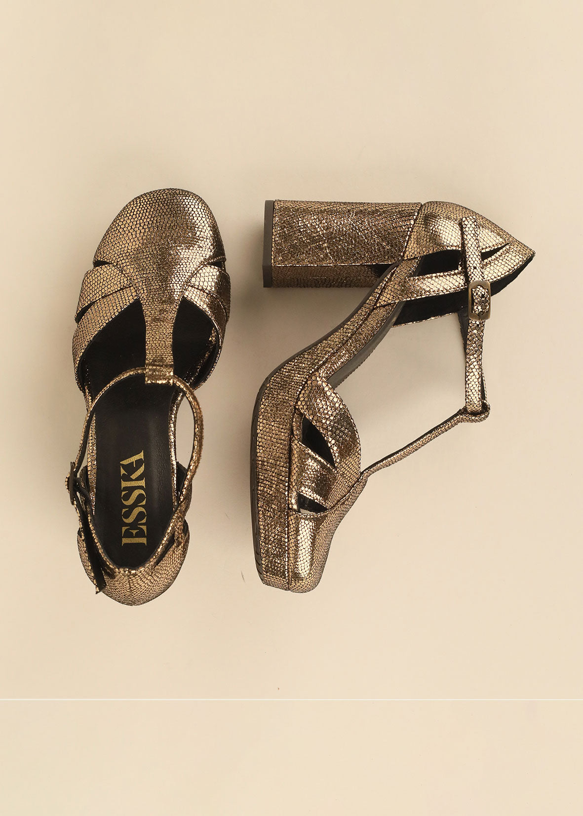 Esska Venice High Heel Shoe - Onyx