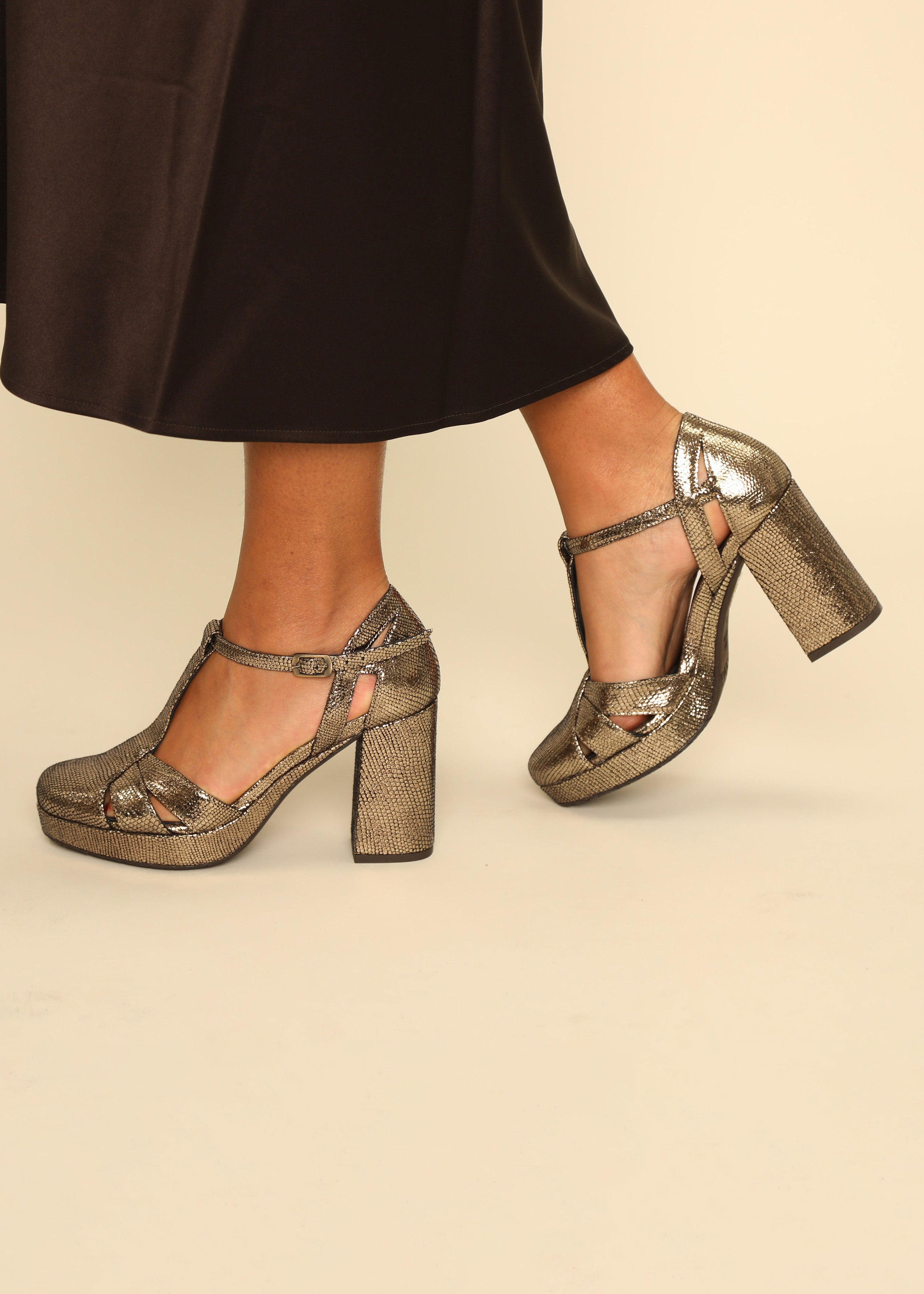 Esska Venice High Heel Shoe - Onyx