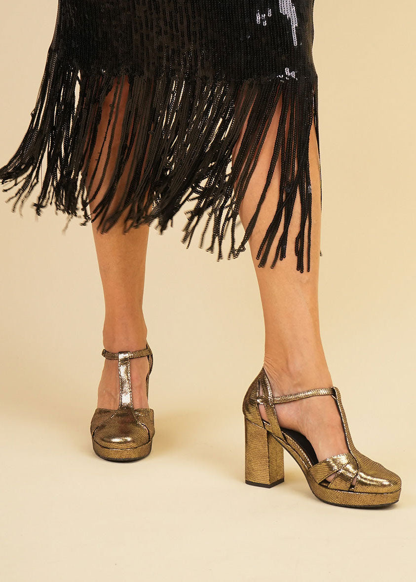 Esska Venice High Heel Shoe - Onyx