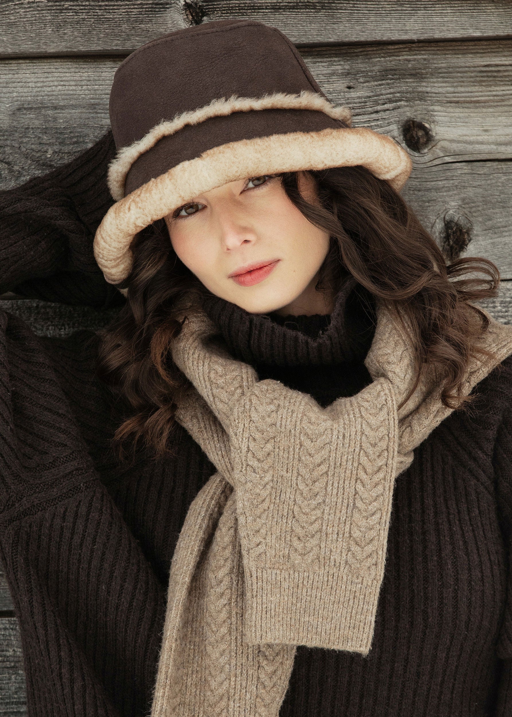 Emu EMU Sheepskin Hat Deluxe - Chocolate
