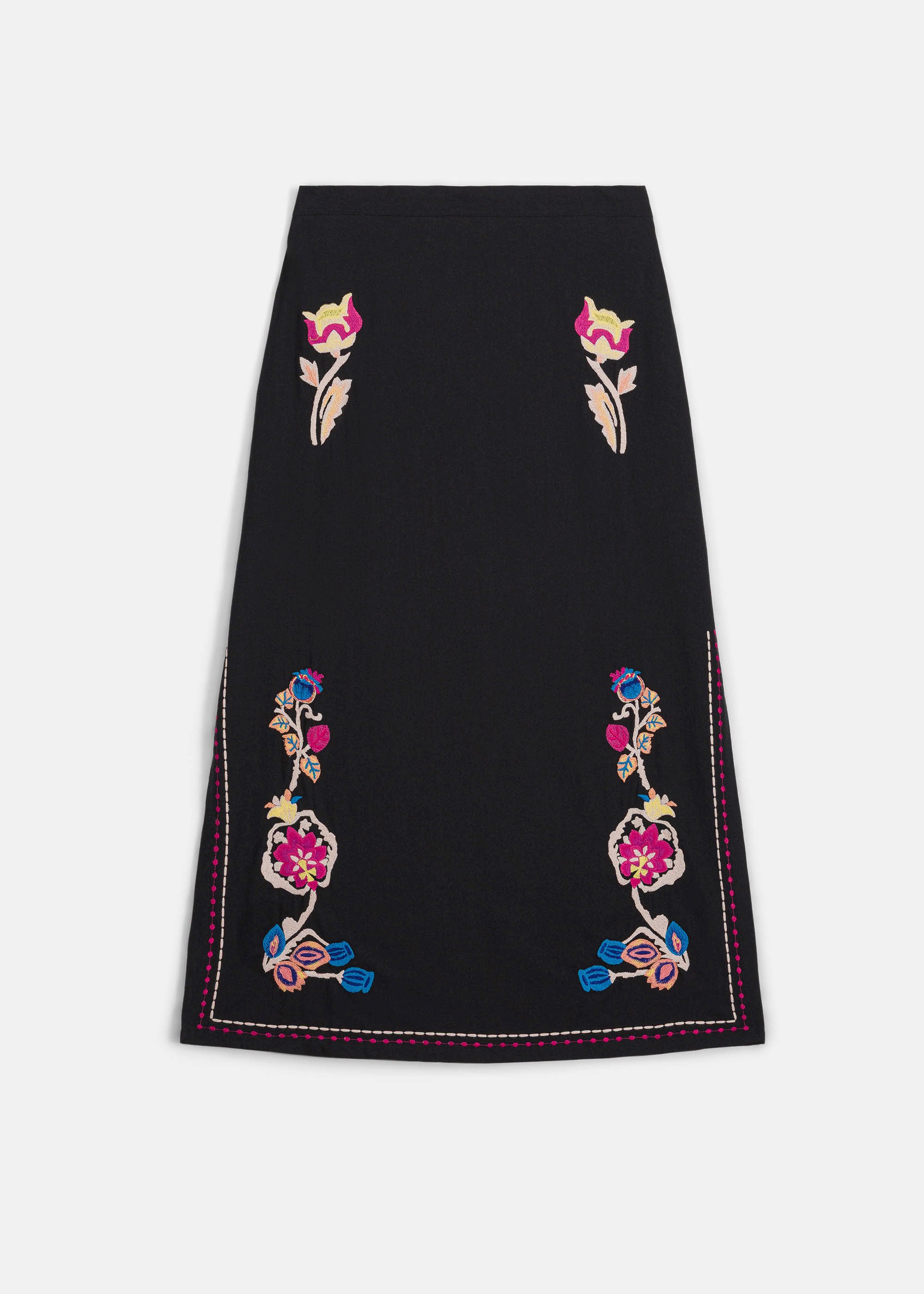 Louise Misha Amarante Midi Skirt - Black