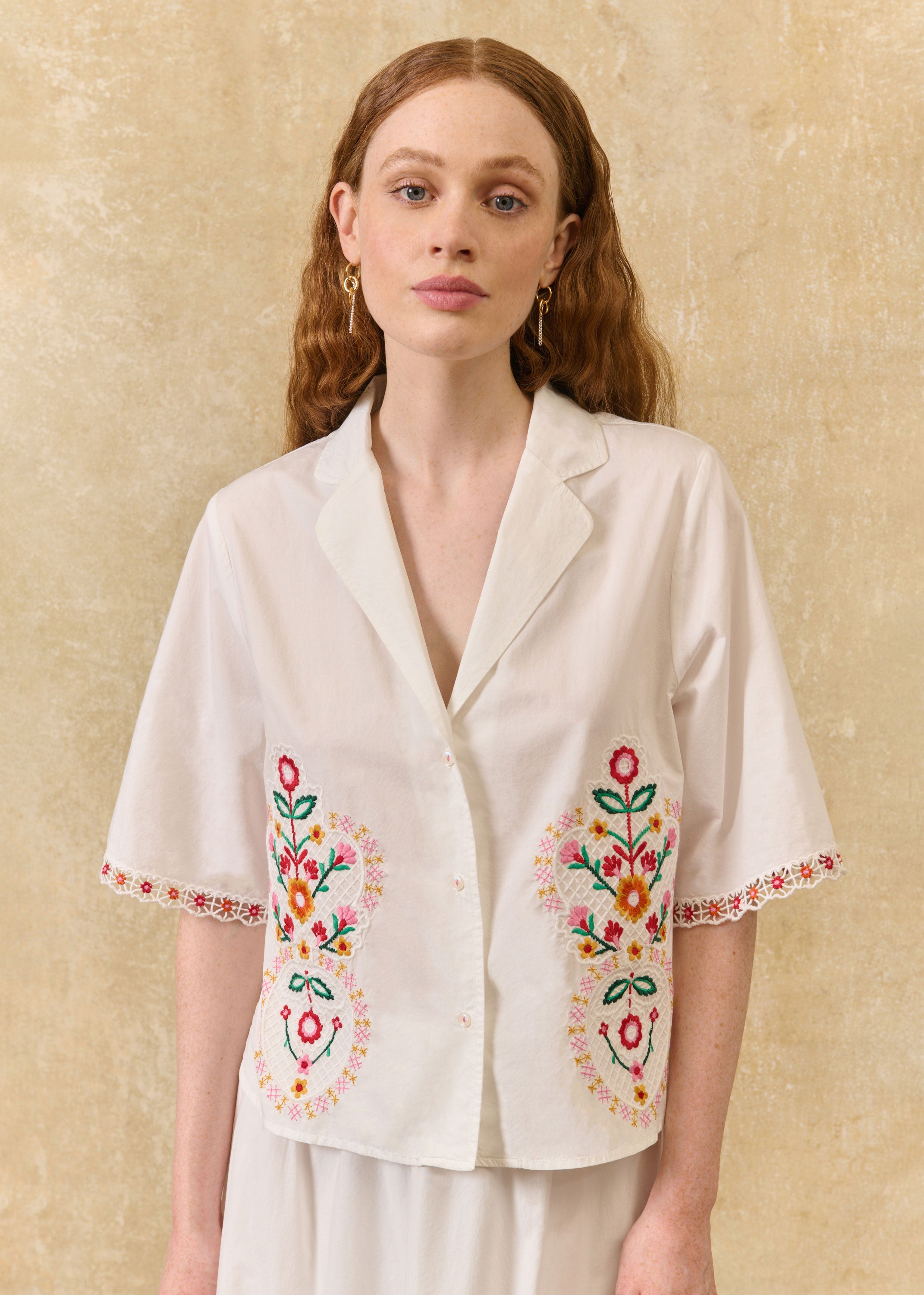 Louise Misha Emilius Shirt - Off White