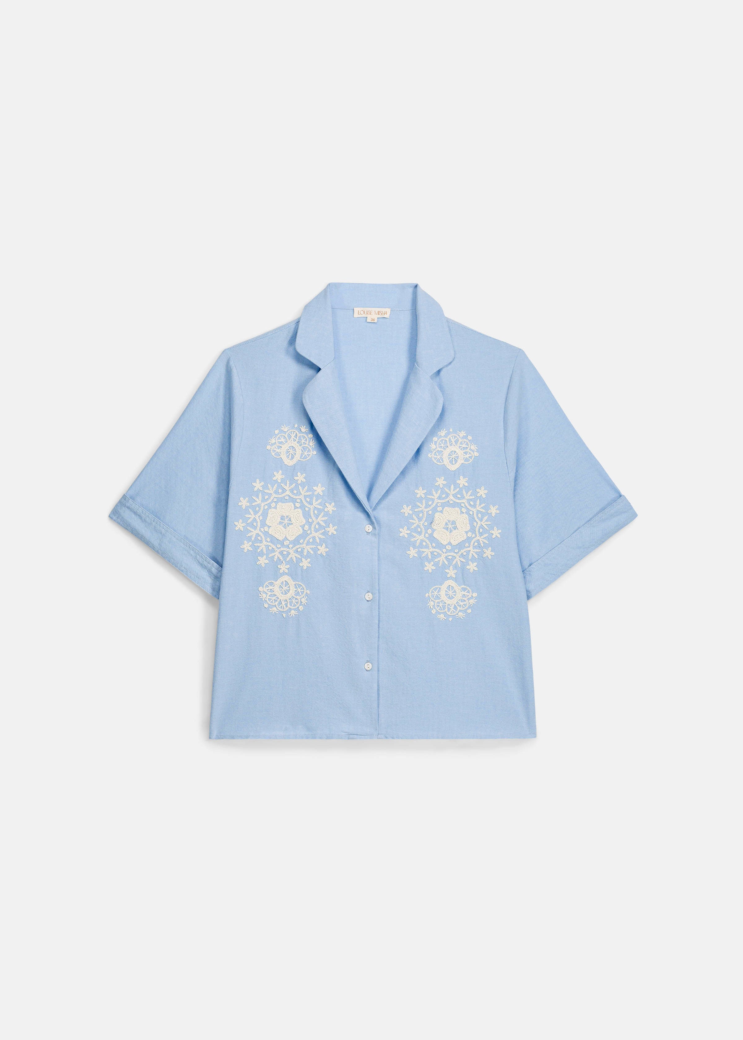 Louise Misha Emilius Shirt - Oxford Blue