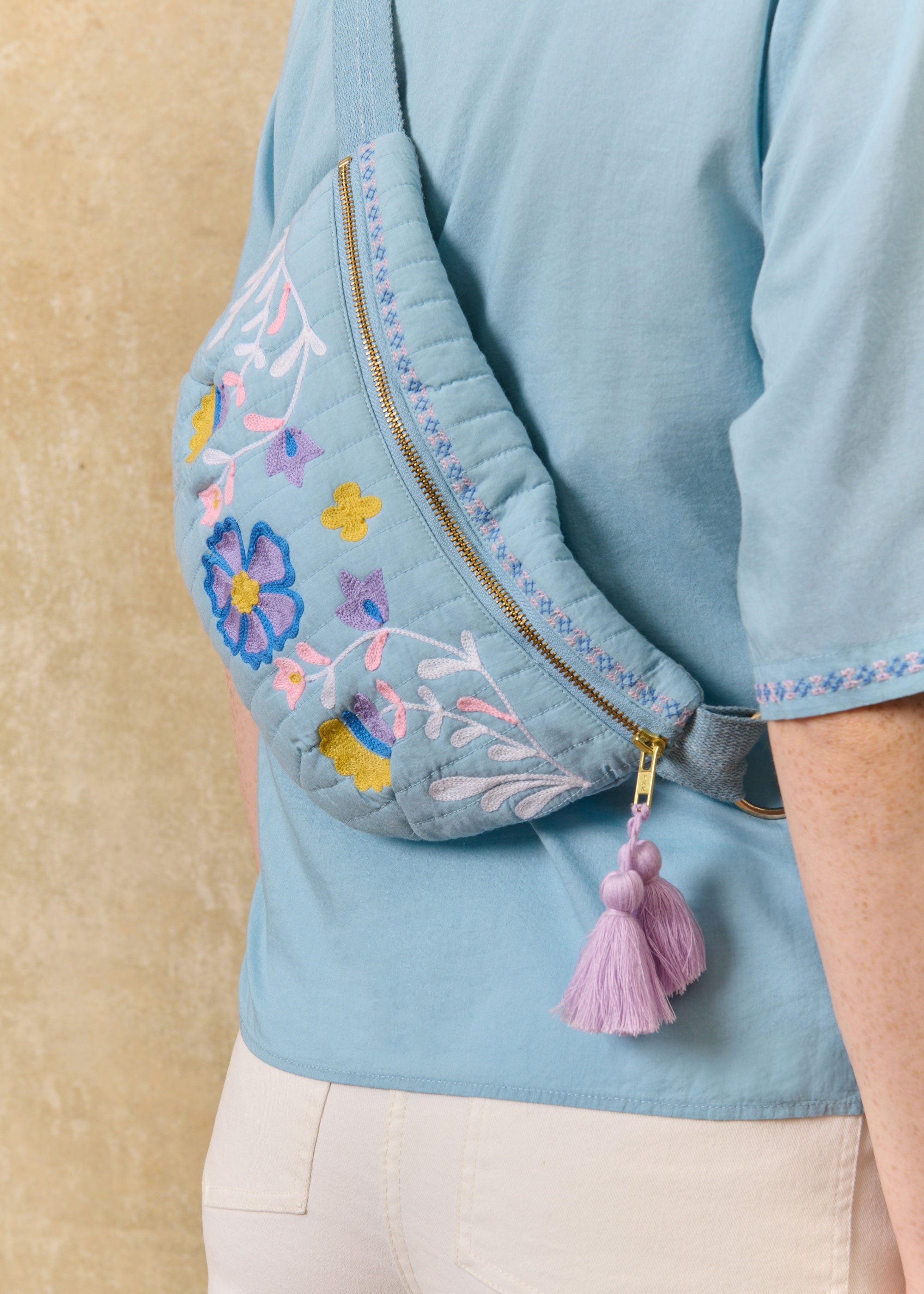 Louise Misha Emilius Shirt - Stone Blue