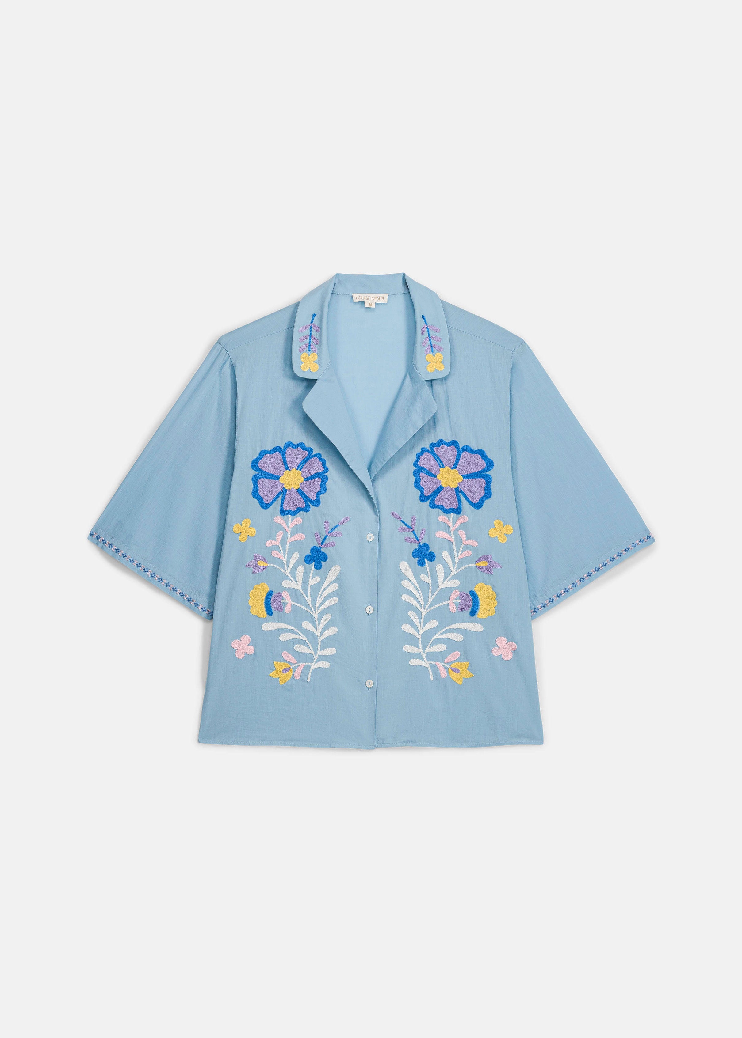 Louise Misha Emilius Shirt - Stone Blue