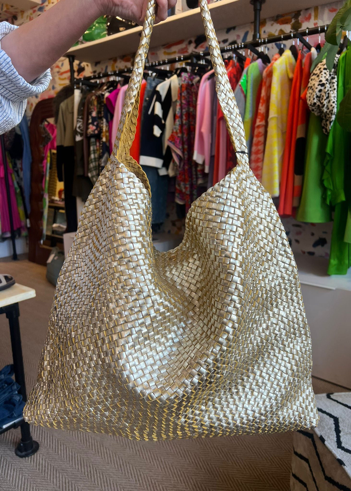 Ellyla Dahlia Slouch Bag - Gold