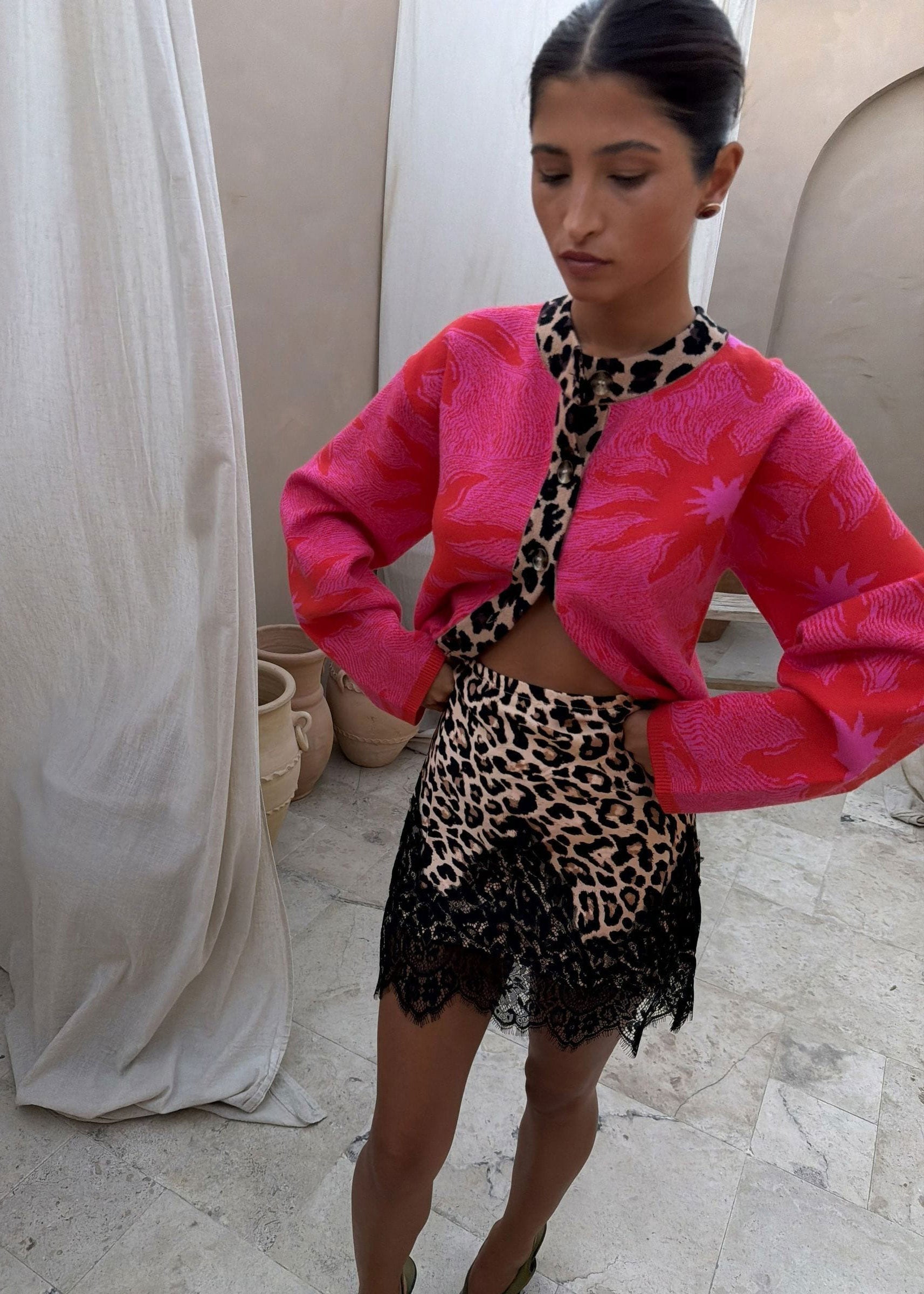 Never Fully Dressed Pink Soleil Cardigan