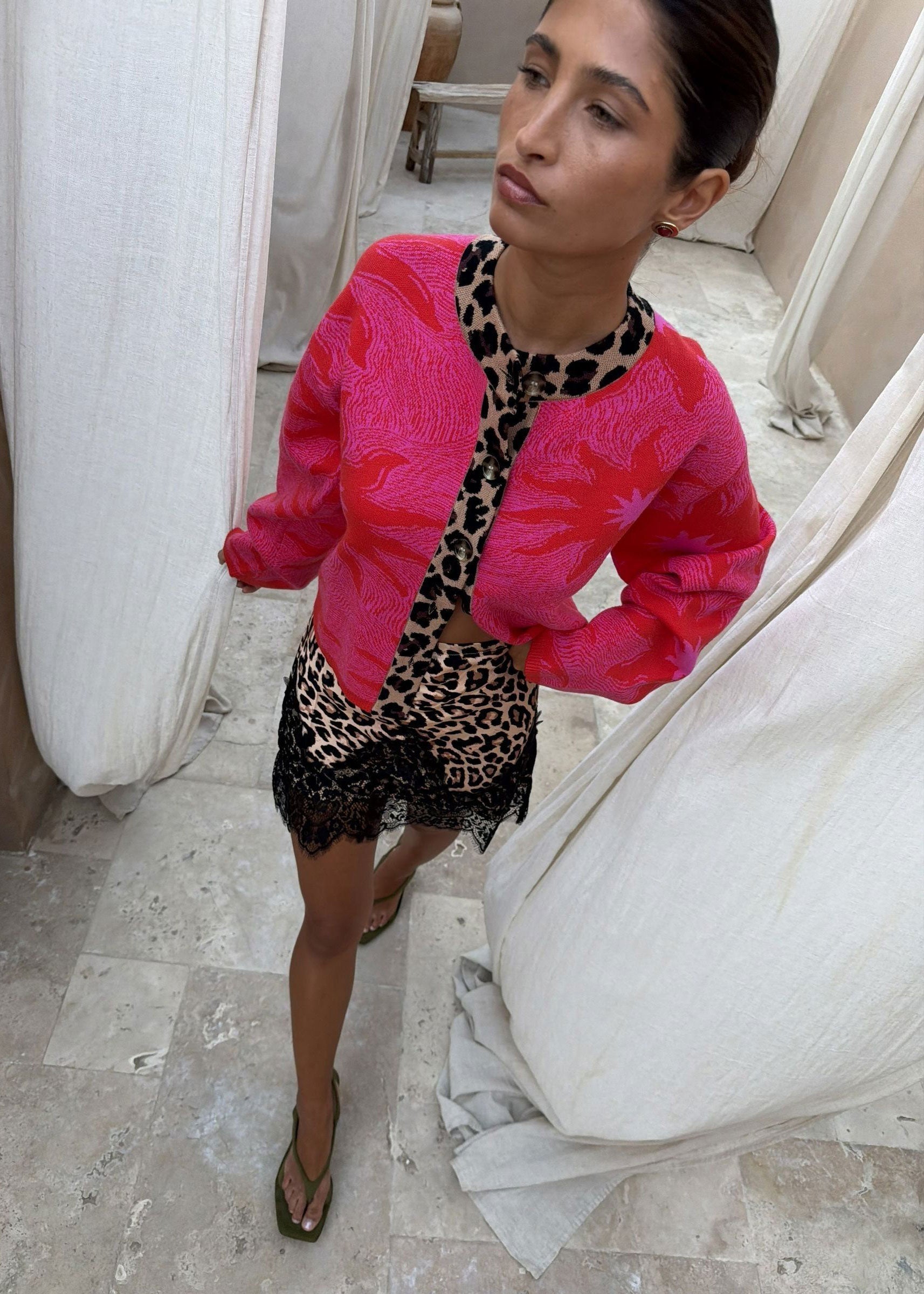 Never Fully Dressed Pink Soleil Cardigan