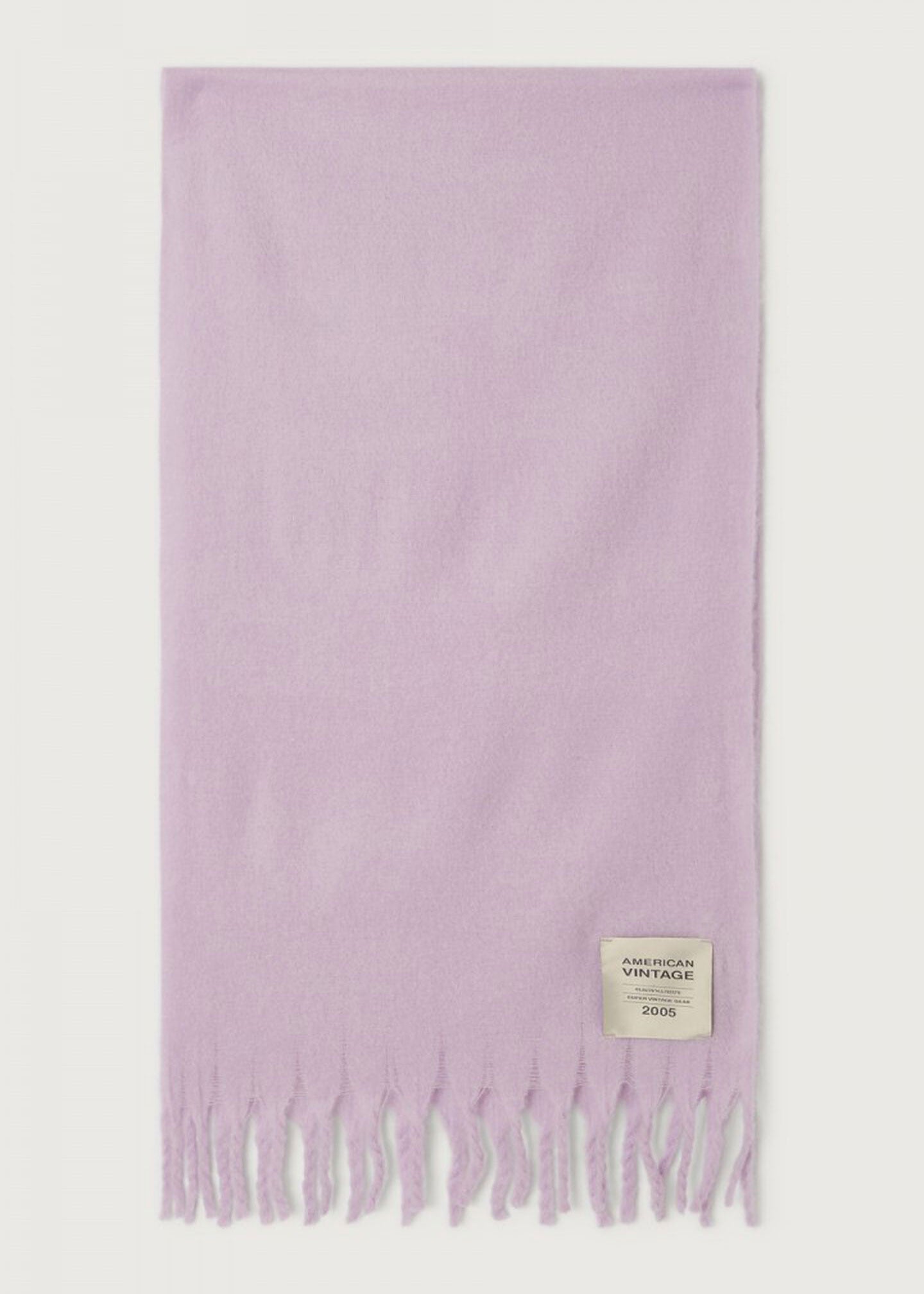 American Vintage Zinaco Scarf - Lilac Logo
