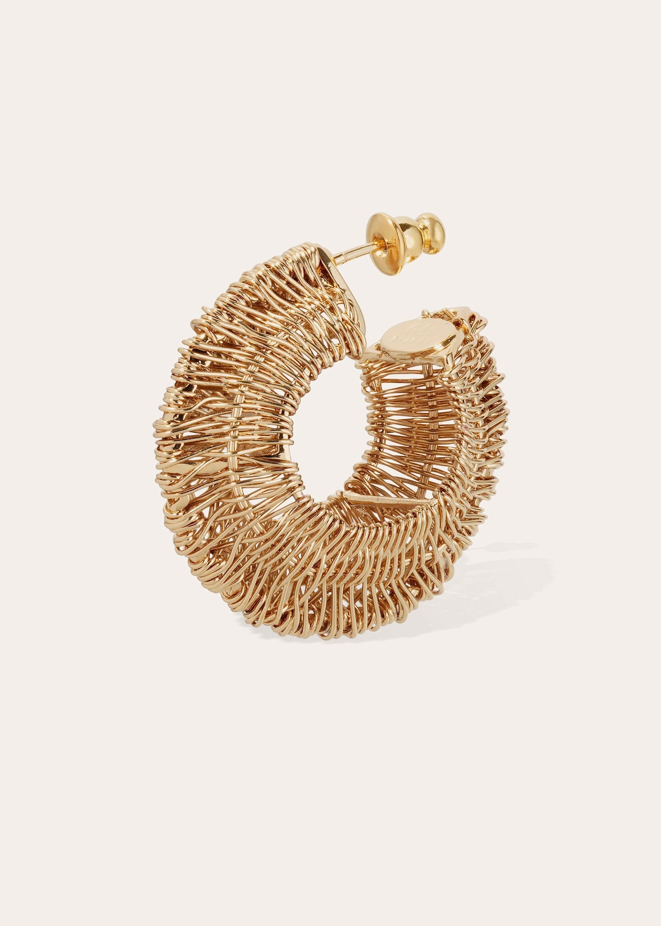 Gas Bijoux Crocus Filea Hoop Earrings