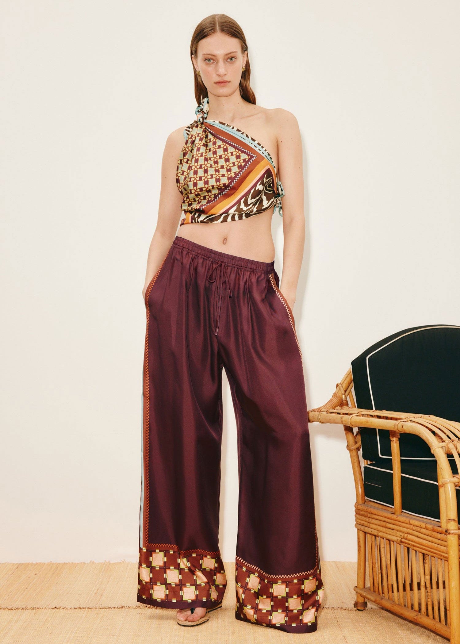 Alémais Wilson Silk Pant