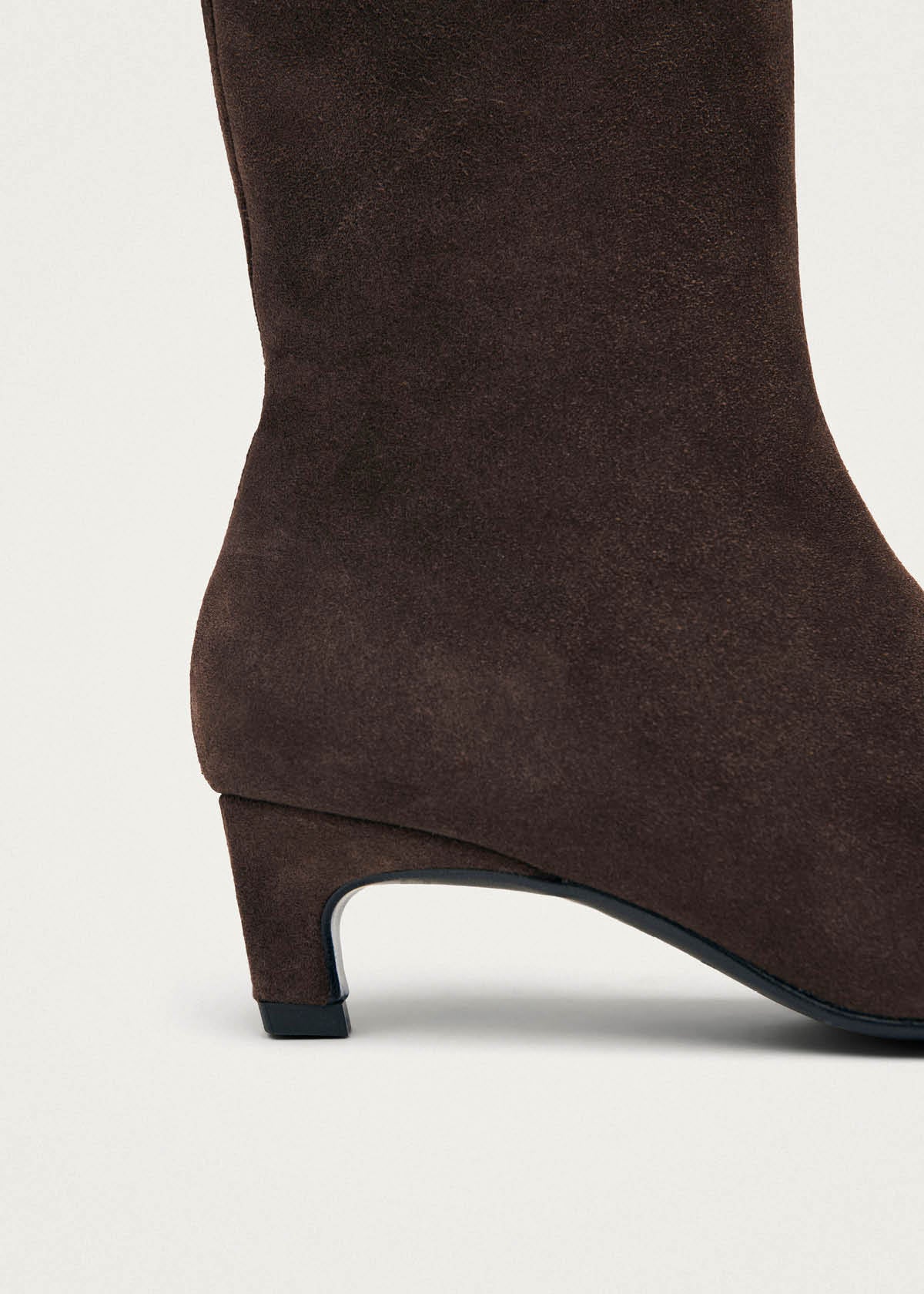 Alohas Ambar Suede Leather Ankle Boots - Brown