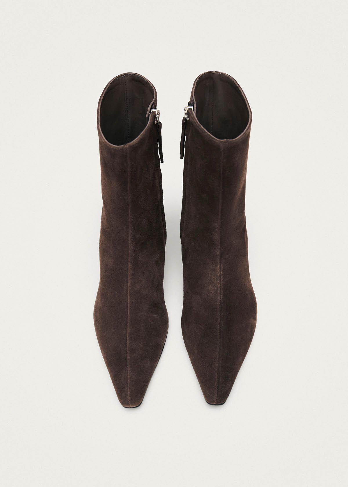 Alohas Ambar Suede Leather Ankle Boots - Brown
