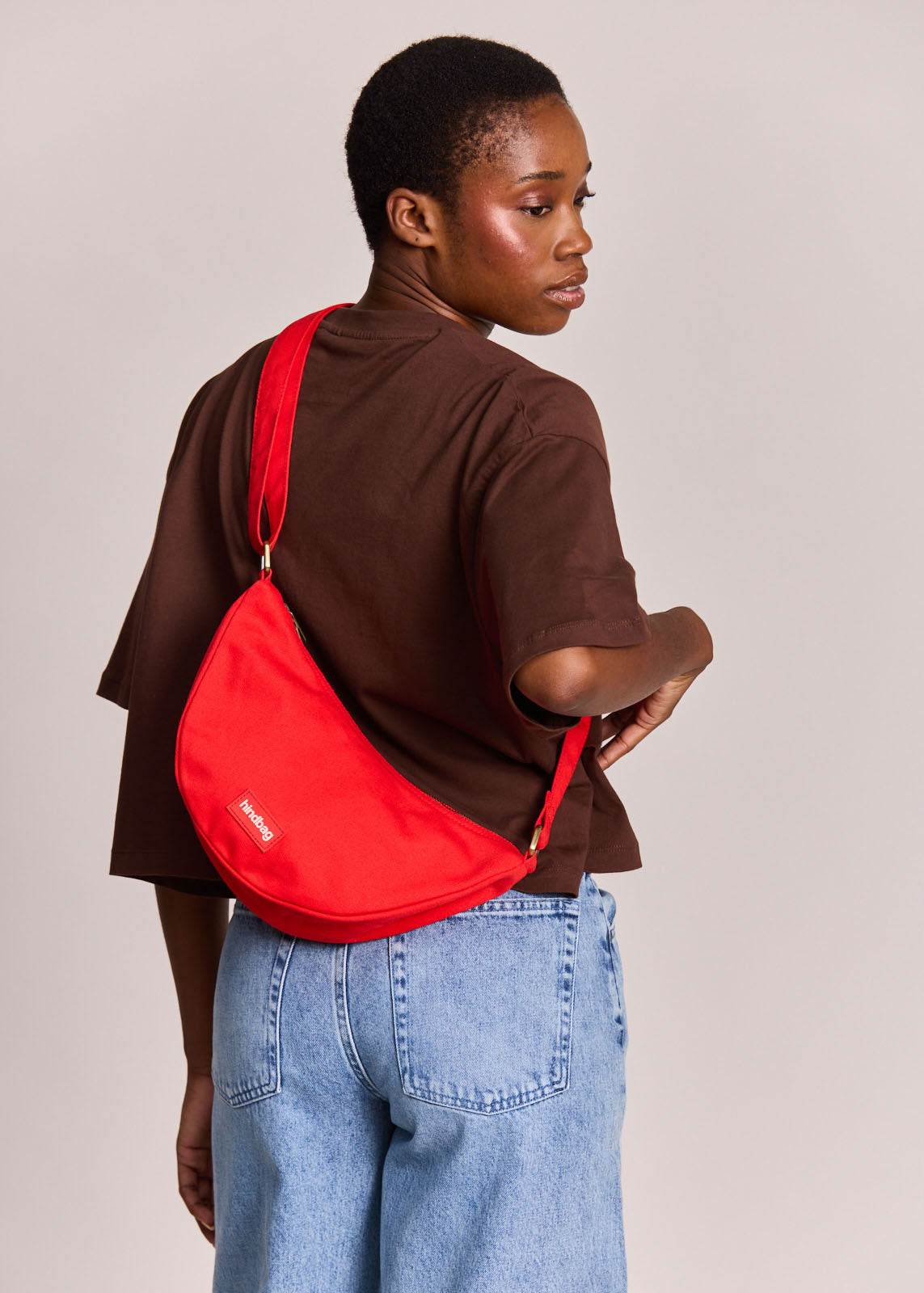 Hindbag Andrea Crossbody Bag - Carmine Red